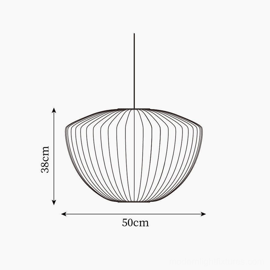 Contemporary bubble pendant light - minimalist home lighting design