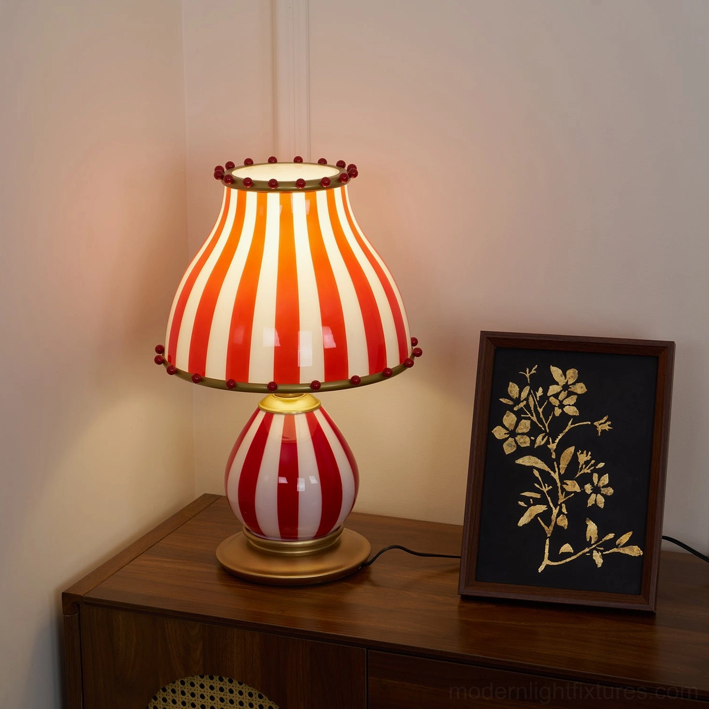 Contemporary circus table lamp perfect for kids nursery bedroom playroom