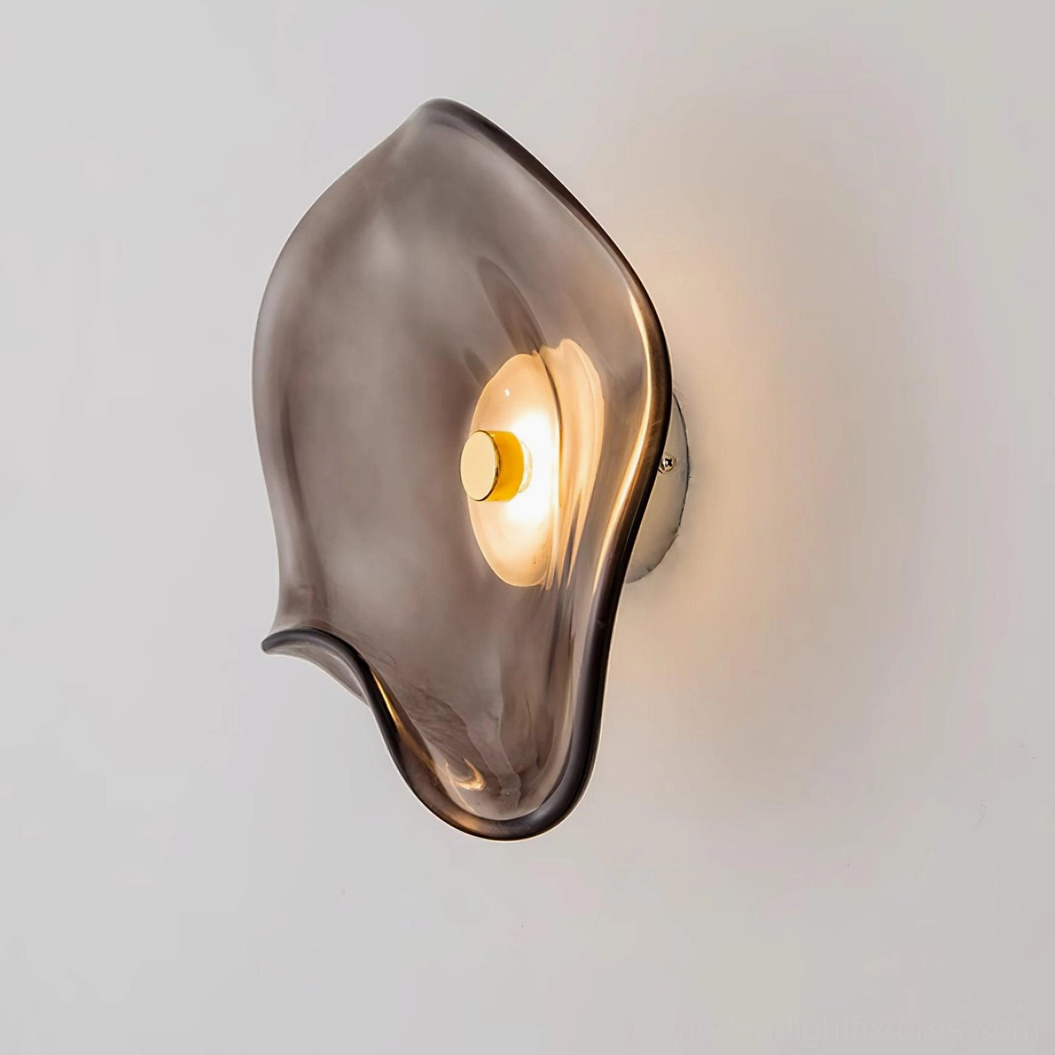 Contemporary Nebulae wall sconce - artistic round glass lighting for modern home decor