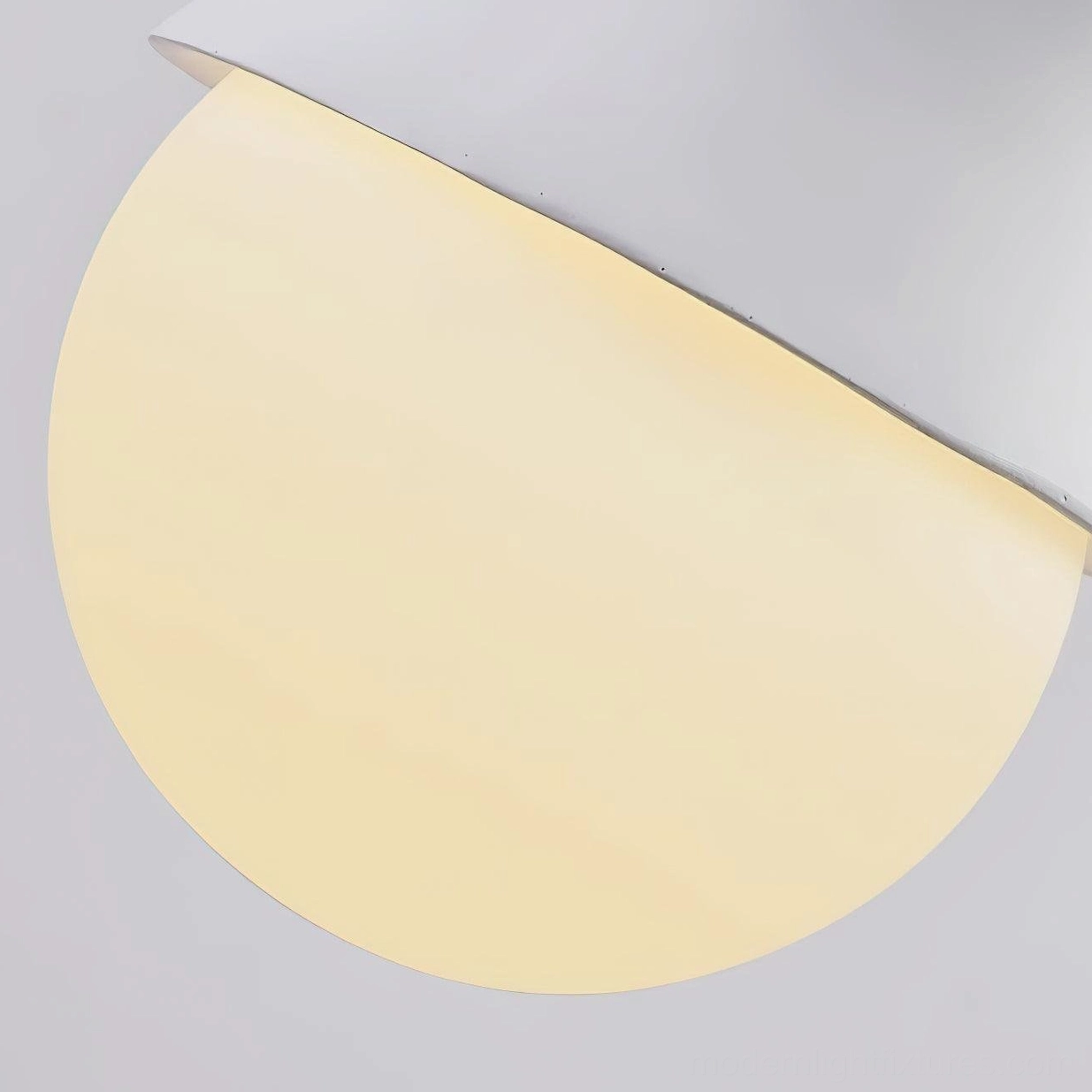 Contemporary stacked disc pendant lamp in white, modern architectural lighting design fixture