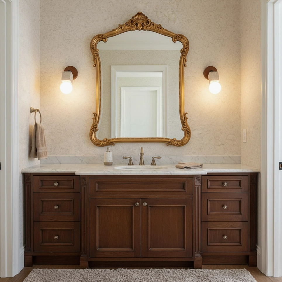 Contemporary travertine wall sconce with warm light output for mid-century modern interiors