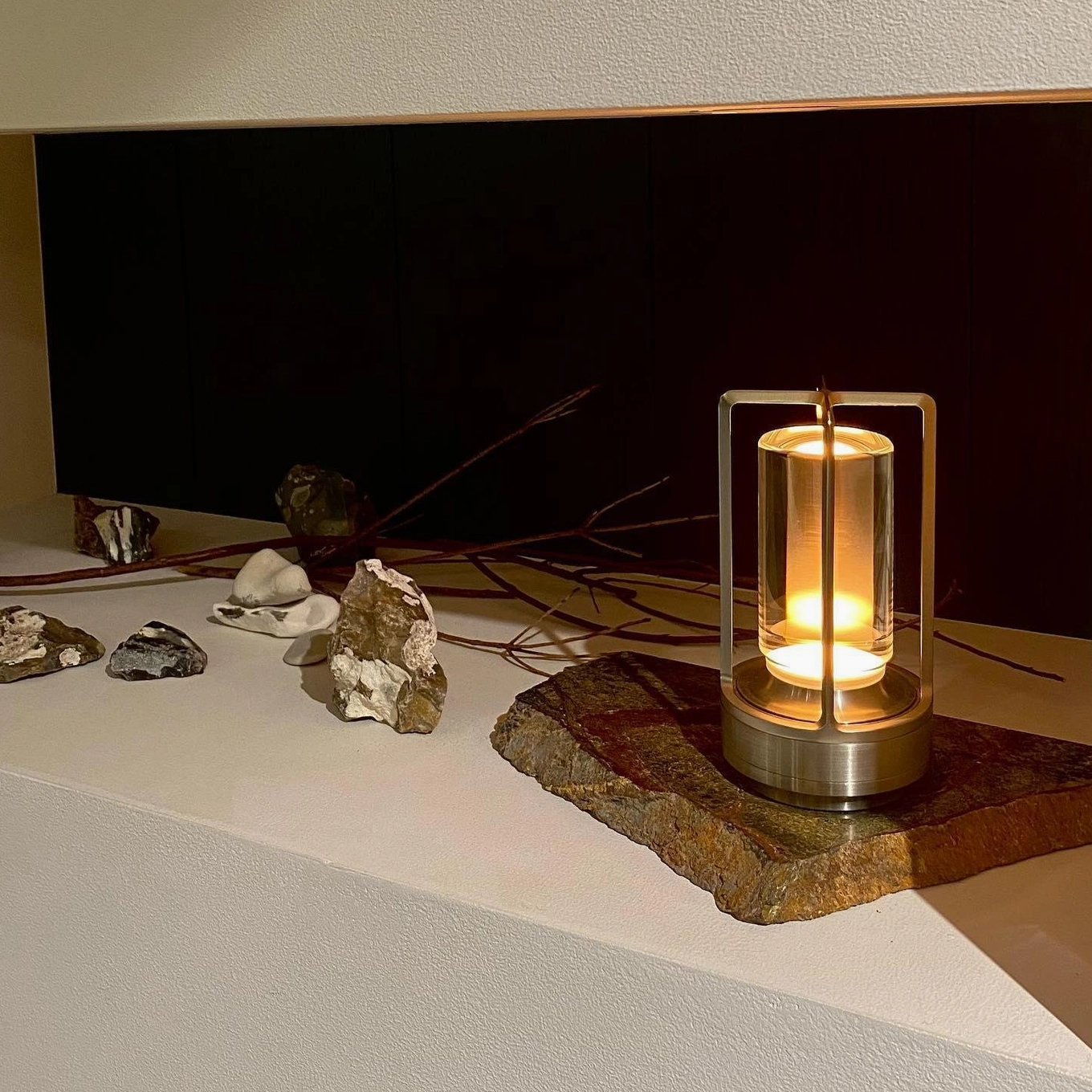 Modern cordless table lamp no installation required immediate ambiance setup flexibility