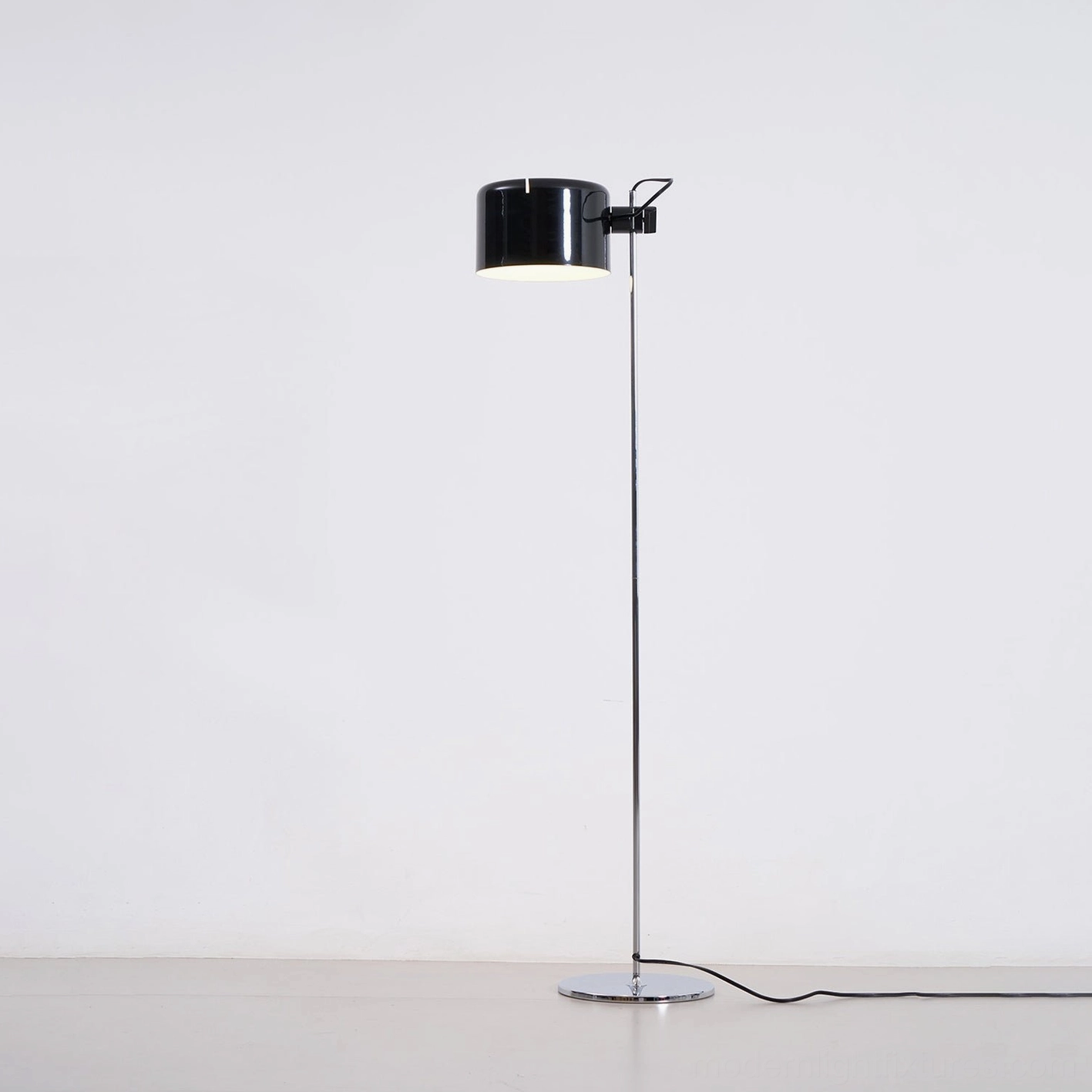 Coupé modern floor lamp offering flexible illumination solution in functional living space