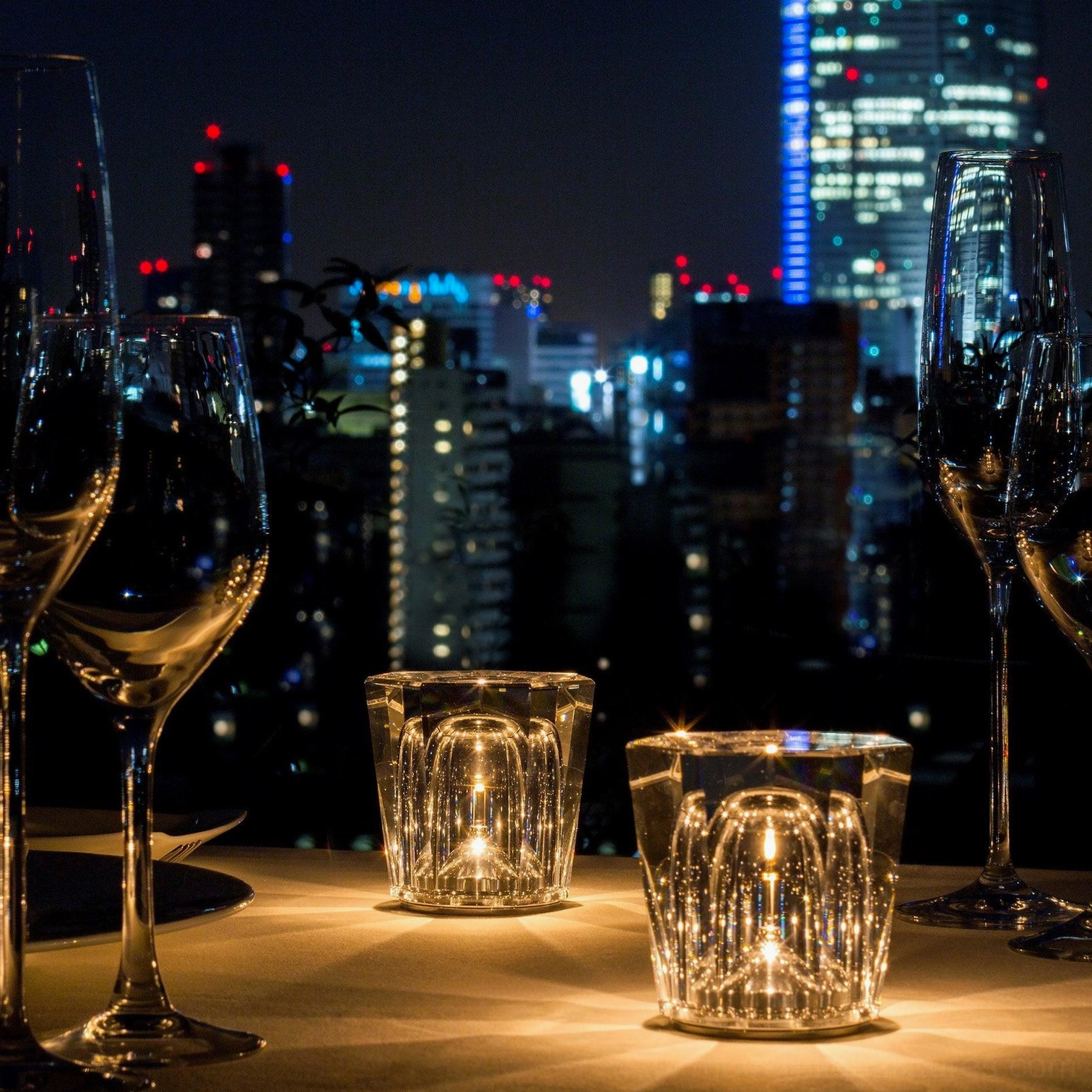 Crystal diamond table lamp comparison with alternative lighting fixtures, showing superior hand-cut crystal quality versus mass-produced options