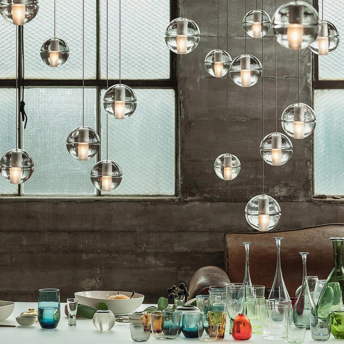 K9 crystal pendant chandelier showing chrome canopy and adjustable cable suspension