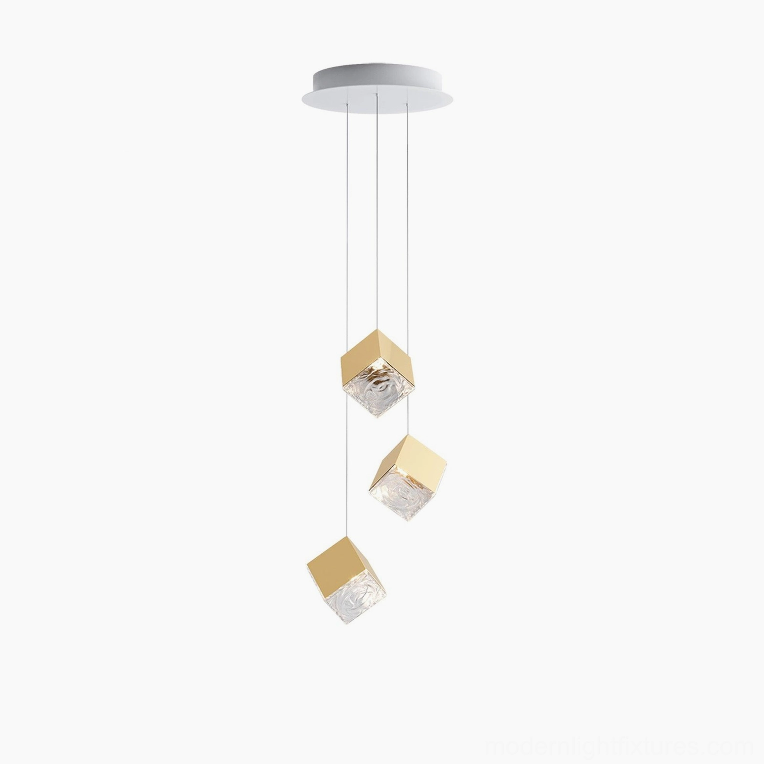 Contemporary cube chandelier art deco revival style integration inspiration