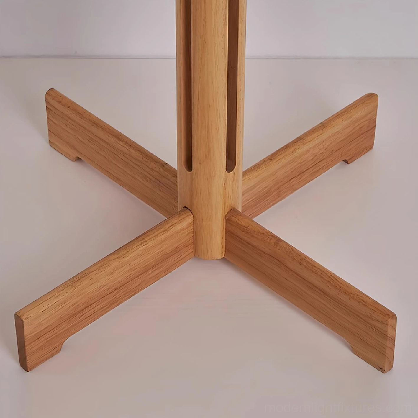 Culver perforated wood floor lamp contemporary minimalist lighting fixture with warm glow capability