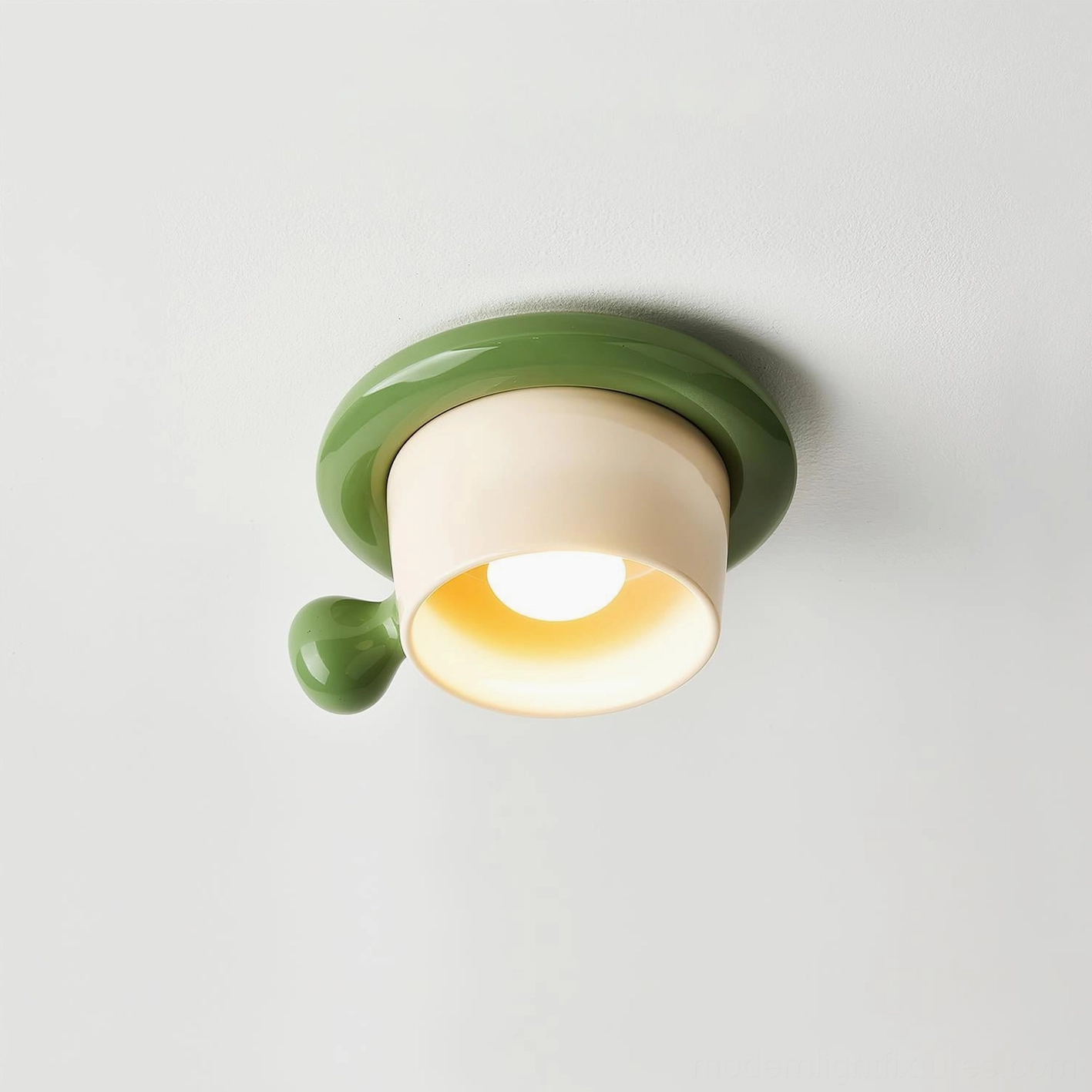 Cupola ceiling fixture multiple color options comparison beige green red apricot