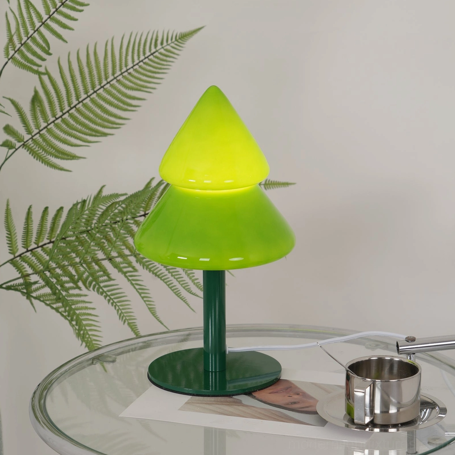 Customer testimonials and reviews for modern Christmas tree table lamp fixture