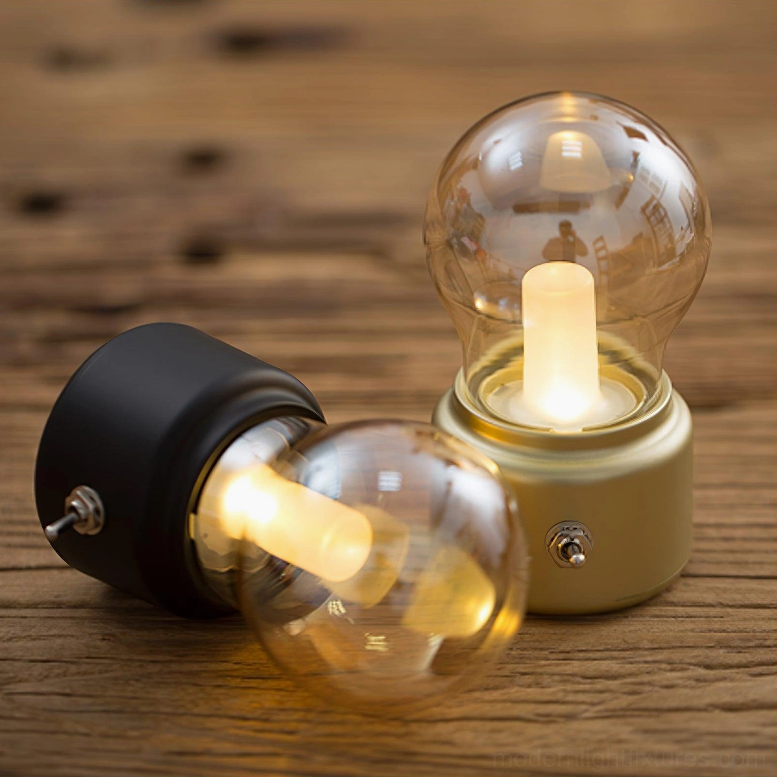 Miniature decorative table lamp with warm 3000K color temperature soft ambient glow