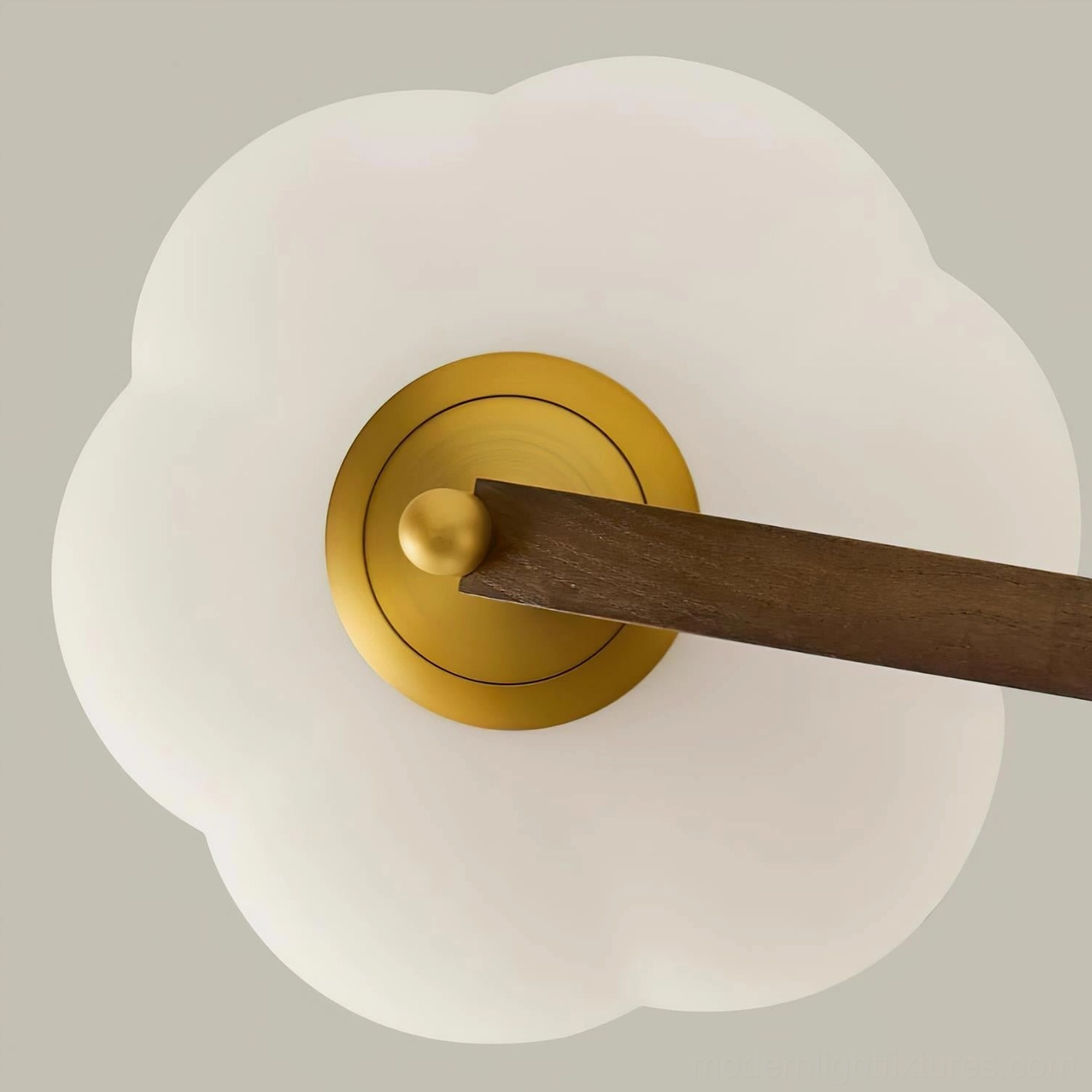 Decorative wall sconce light fixture showcasing opal glass craftsmanship and design details