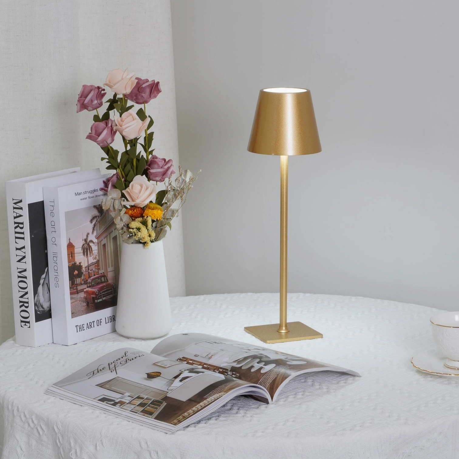 Modern table lamp designer home office workspace professional ambient lighting