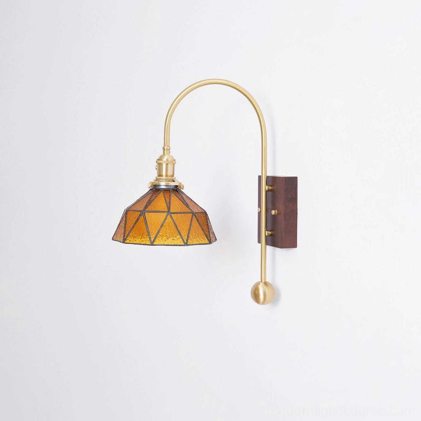 Dimmer-compatible wall sconce for modulating light throughout the day