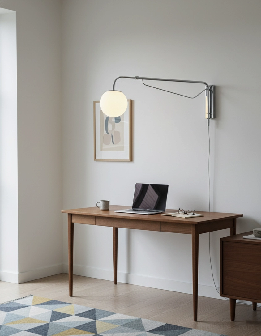 Dione adjustable wall lamp Scandinavian minimalist home study desk lighting architecture