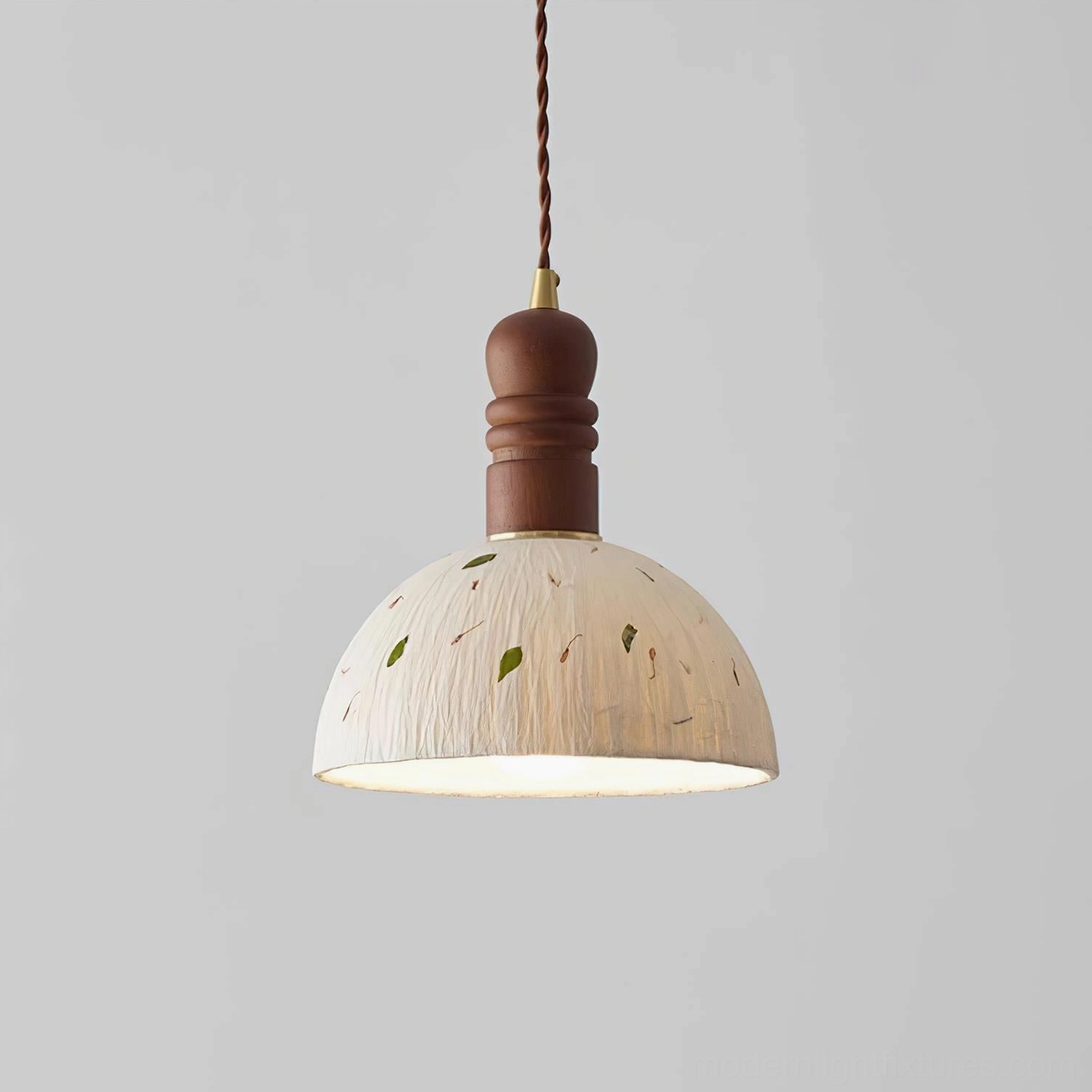 White finish dome pendant lamp option, clean aesthetic for modern minimalist interior design