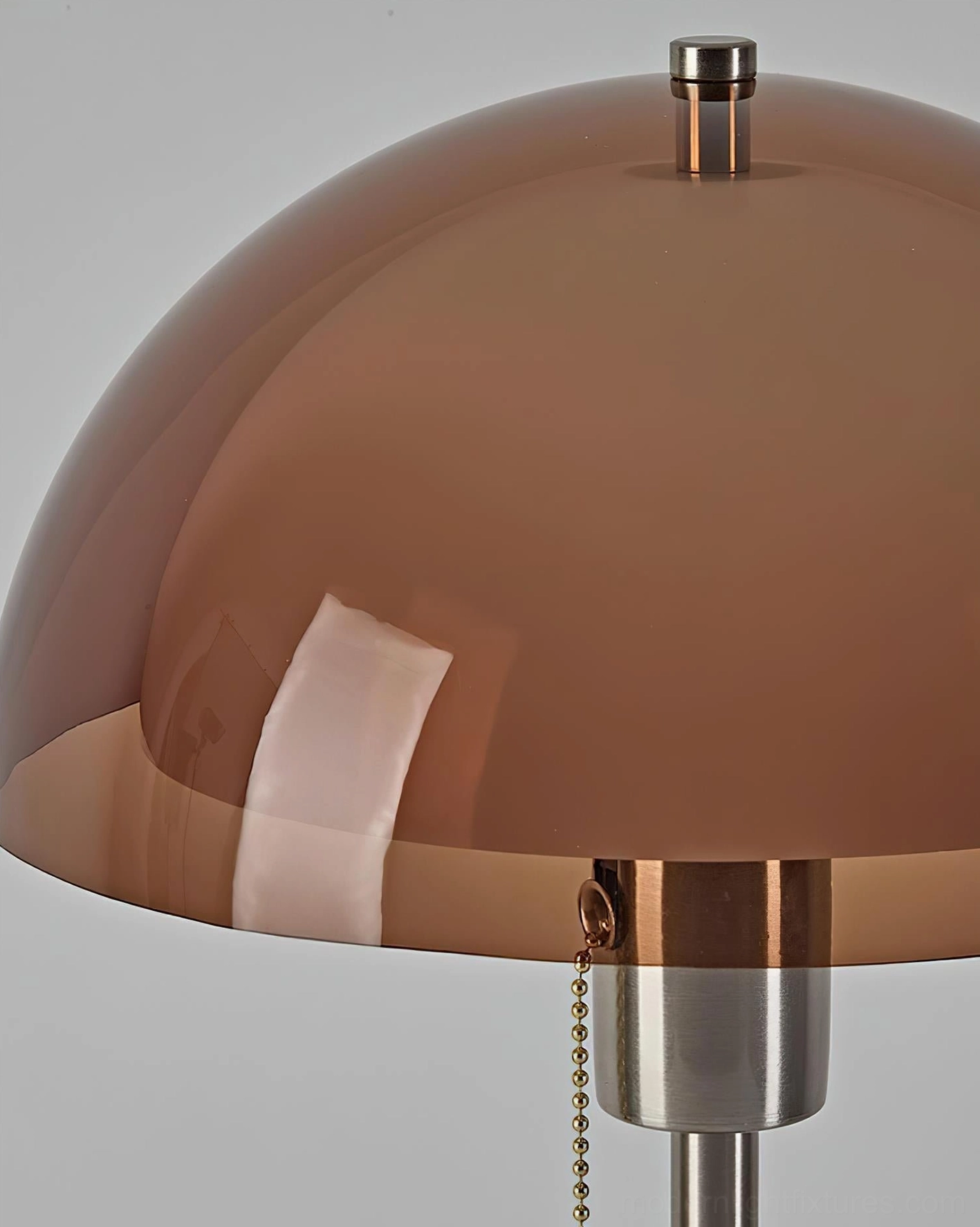 Domera green dome lamp in botanical setting - with potted plants scandinavian style