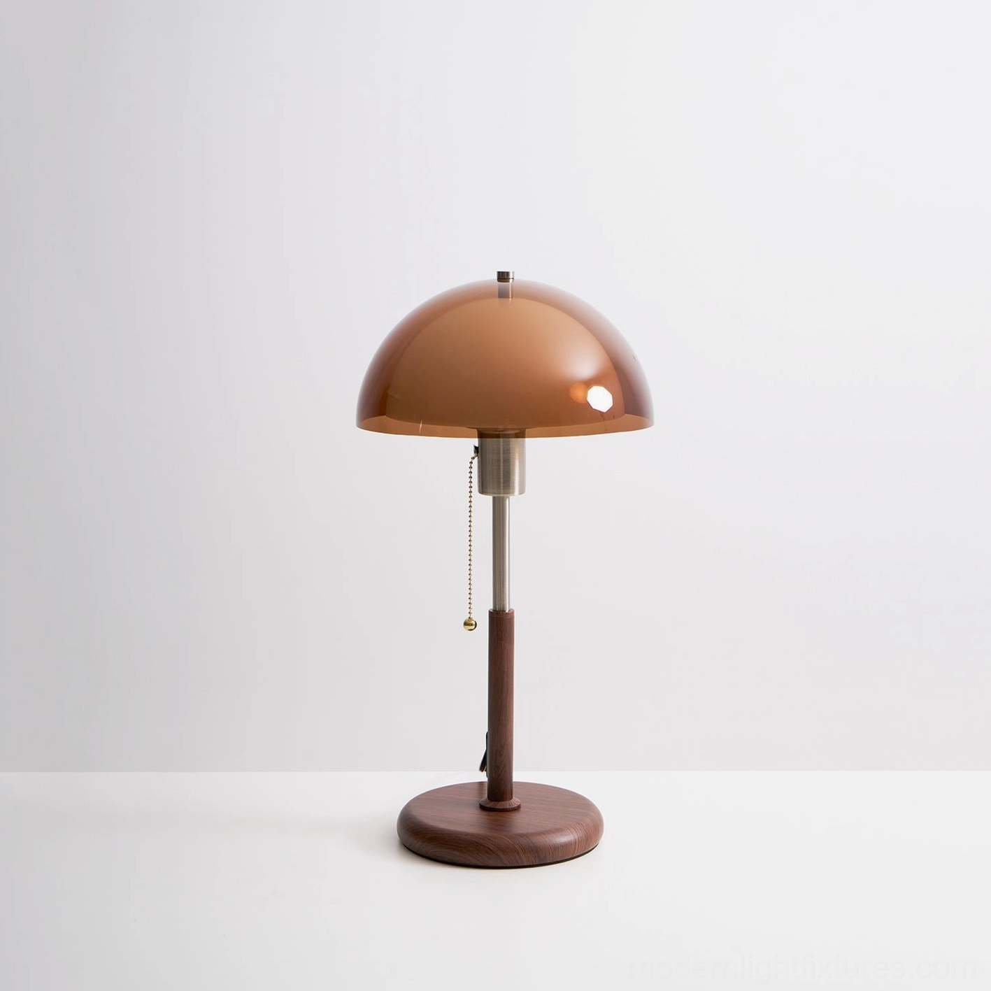 Domera table lamp industrial style interior - metal wood accent lighting fixture
