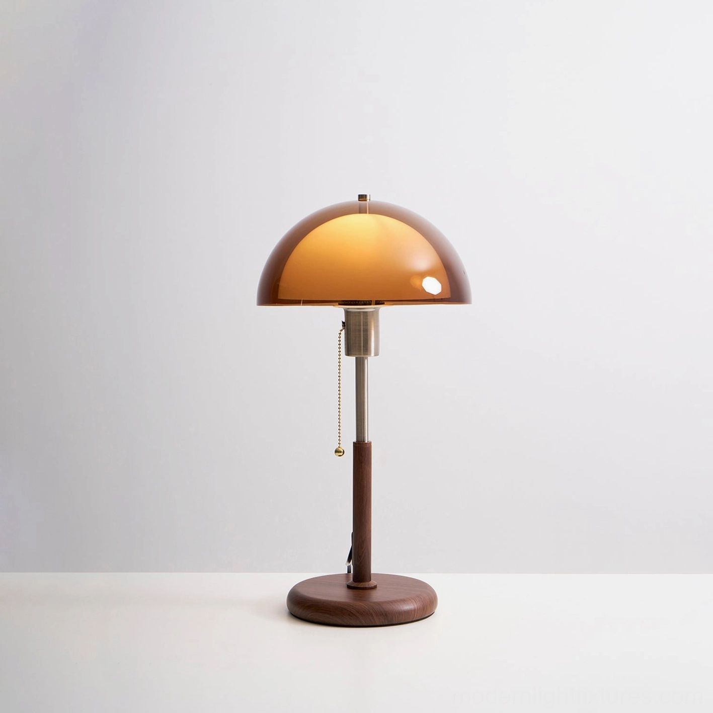 Domera dome table lamp with international plugs - US UK EU AU compatibility