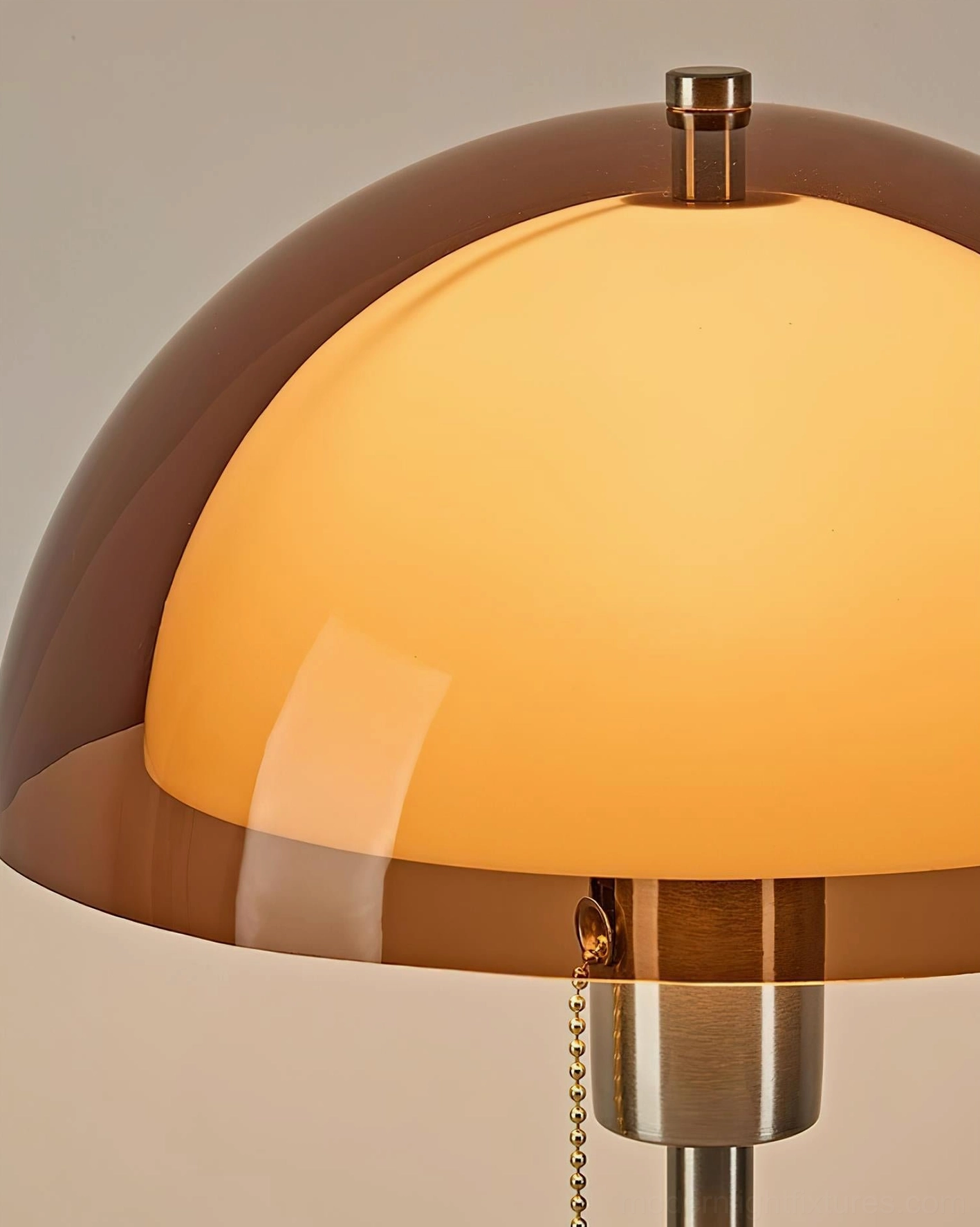 Domera walnut table lamp dimmer compatible - mood lighting control demonstration