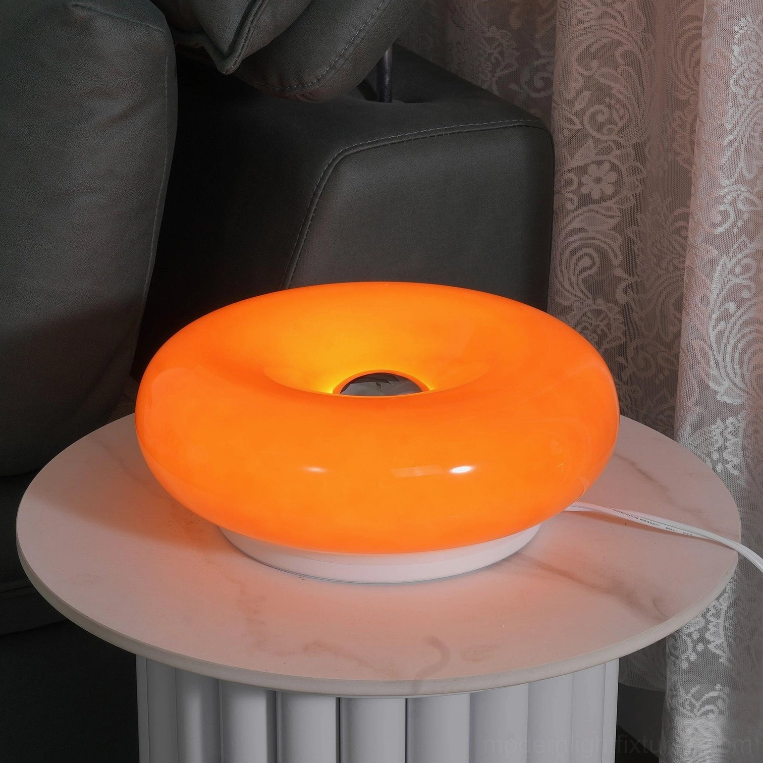 Donut table lamp makes conversation starter design statement interior décor