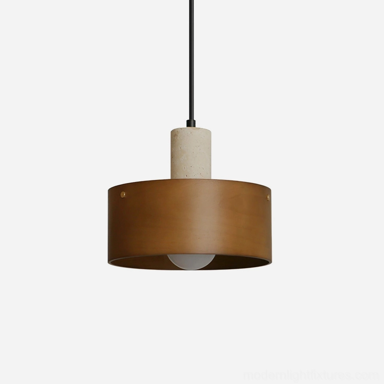 Dovira drum pendant light showing adjustable 150cm suspension wire and sloped ceiling adaptability mounting system for flexible installation