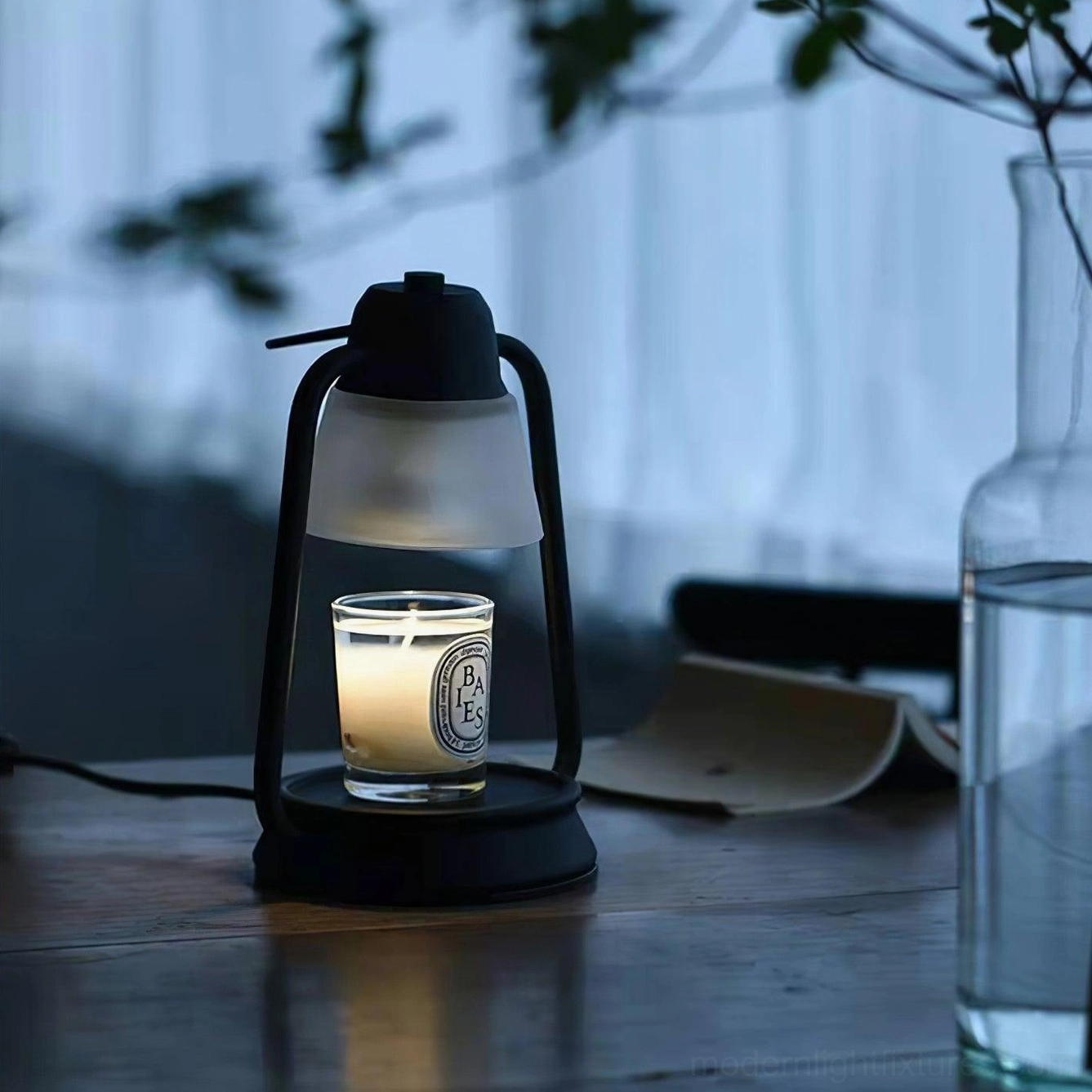 Modern halogen candle warmer lamp bedroom relaxation ambient lighting fixture