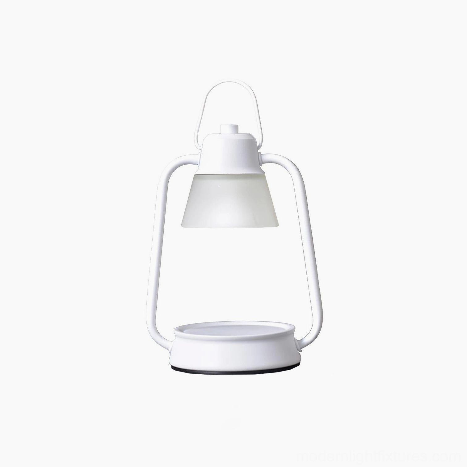 Contemporary wax warmer lamp push button switch dimmer compatible lighting
