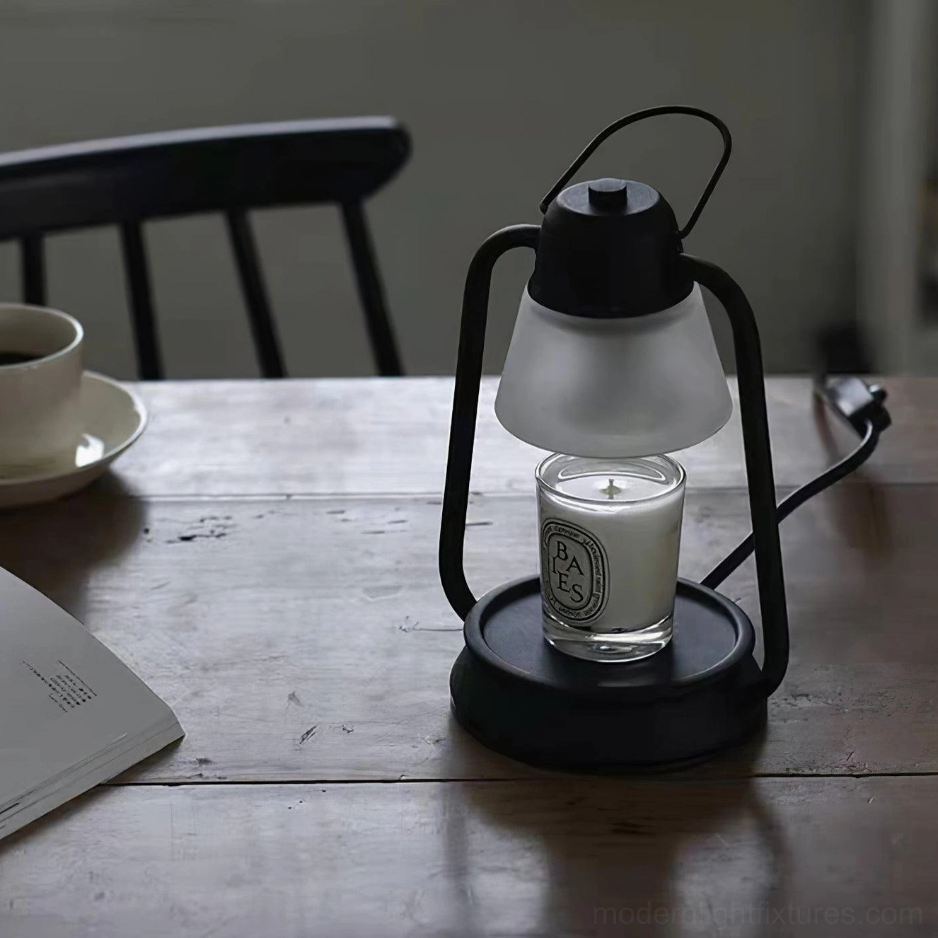 Drifter candle warmer lamp contemporary design multiple room styling options