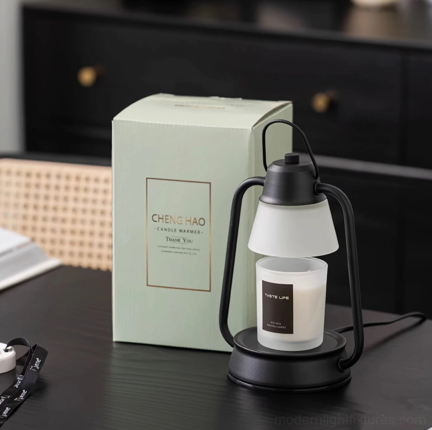 Halogen candle warmer lamp safe aromatherapy wax melting home wellness