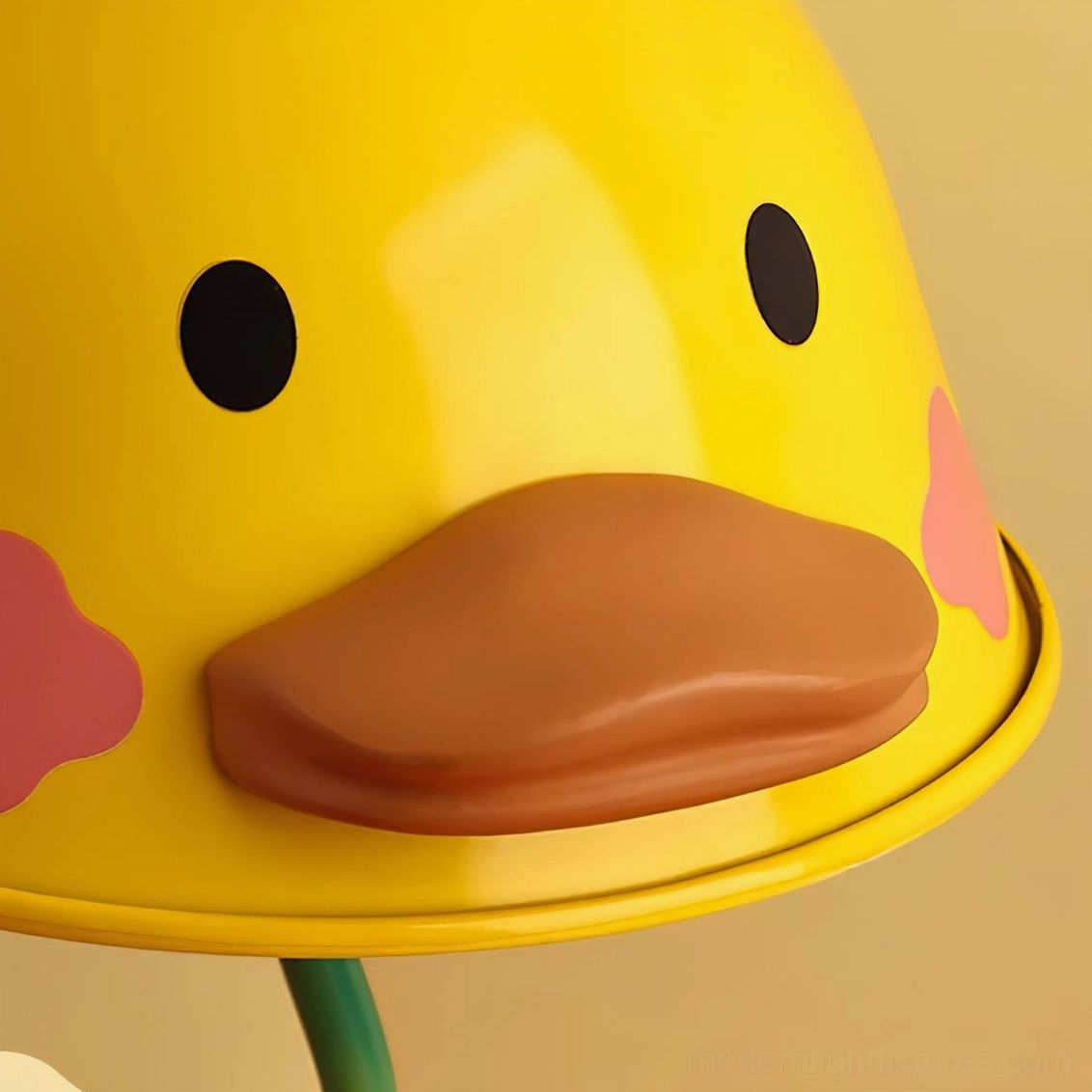 Modern duck-shaped touch table lamp with 50000-hour LED lifespan certification showcase