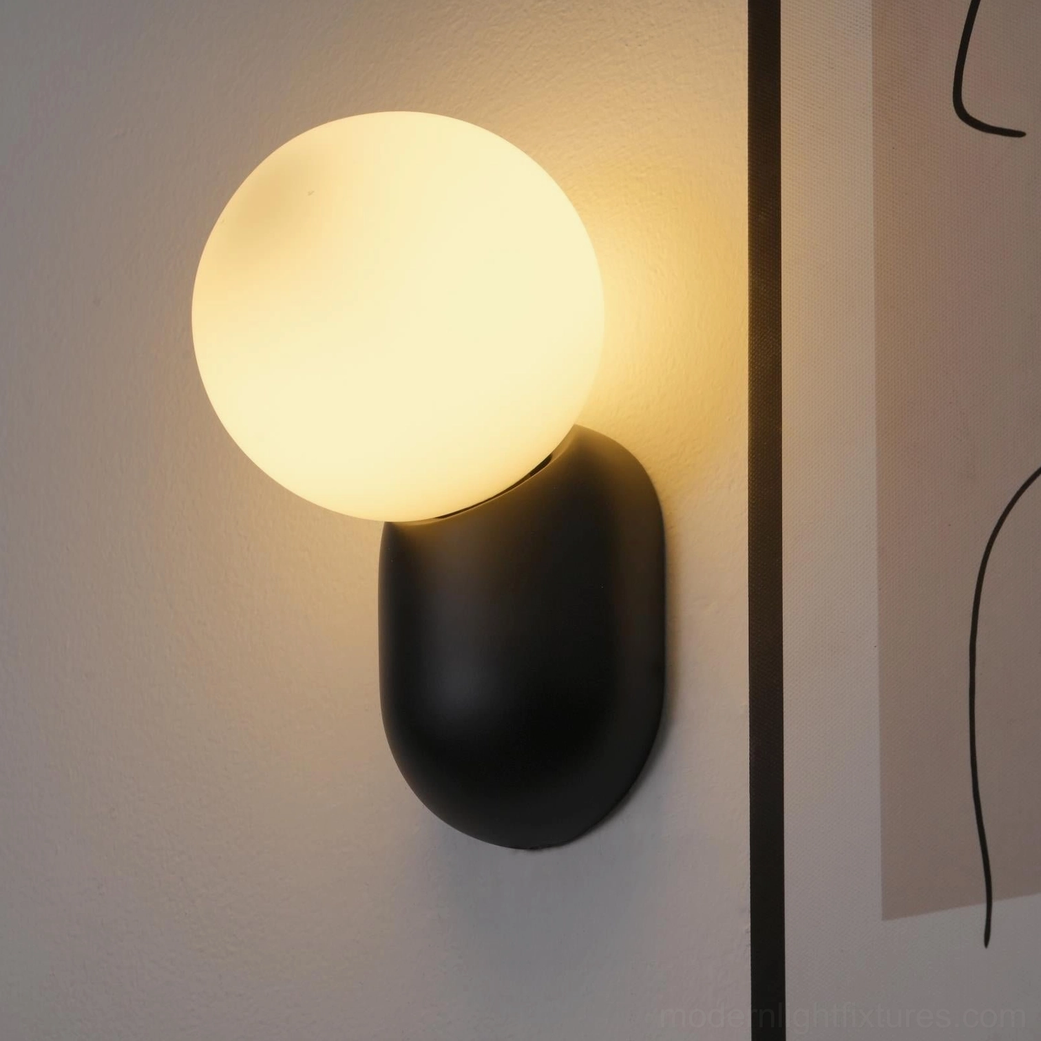Durable wall sconce construction ensuring longevity and reduced environmental replacement impact over time