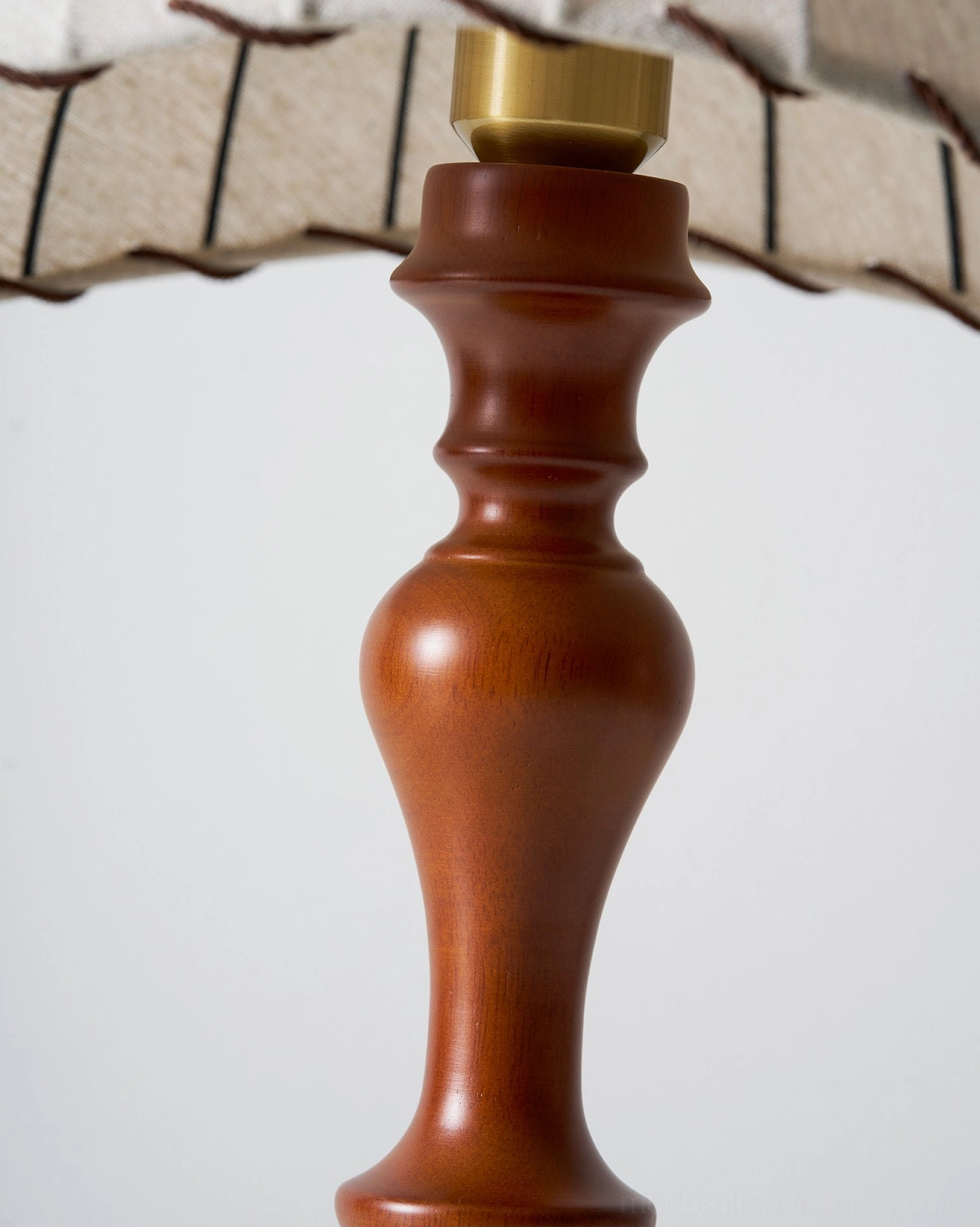 Eclectic boho table lamp with vintage farmhouse charm and hand-crafted construction details
