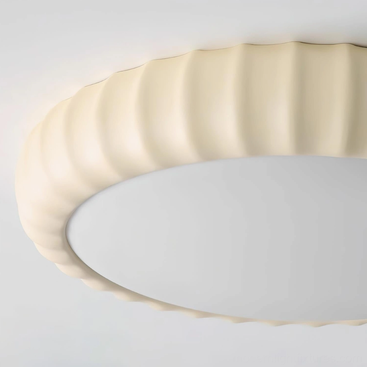 36W fluted ceiling light fixture - efficient power consumption contemporary lighting