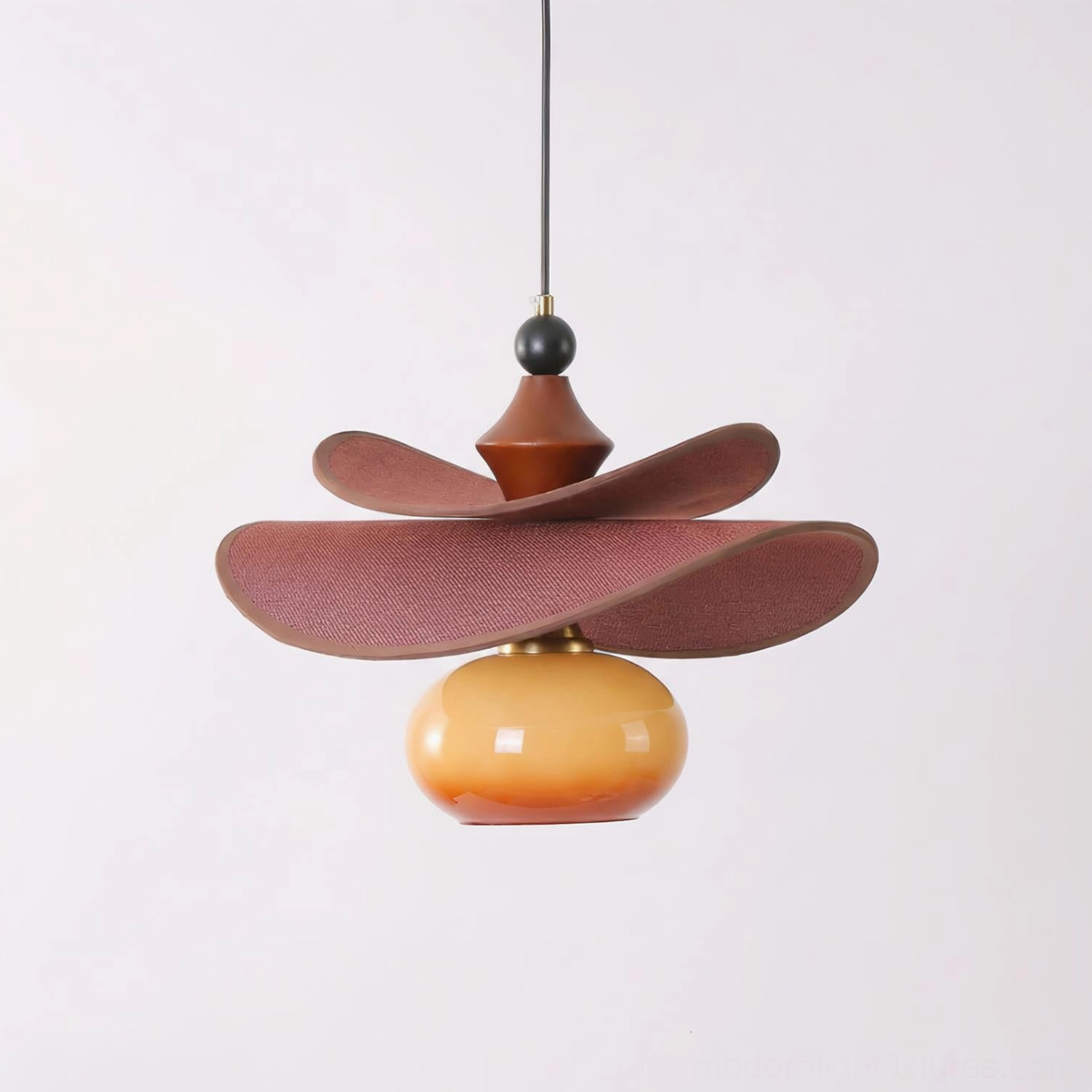 Elaren hanging pendant light architectural detail, modern fixture, interior design showpiece