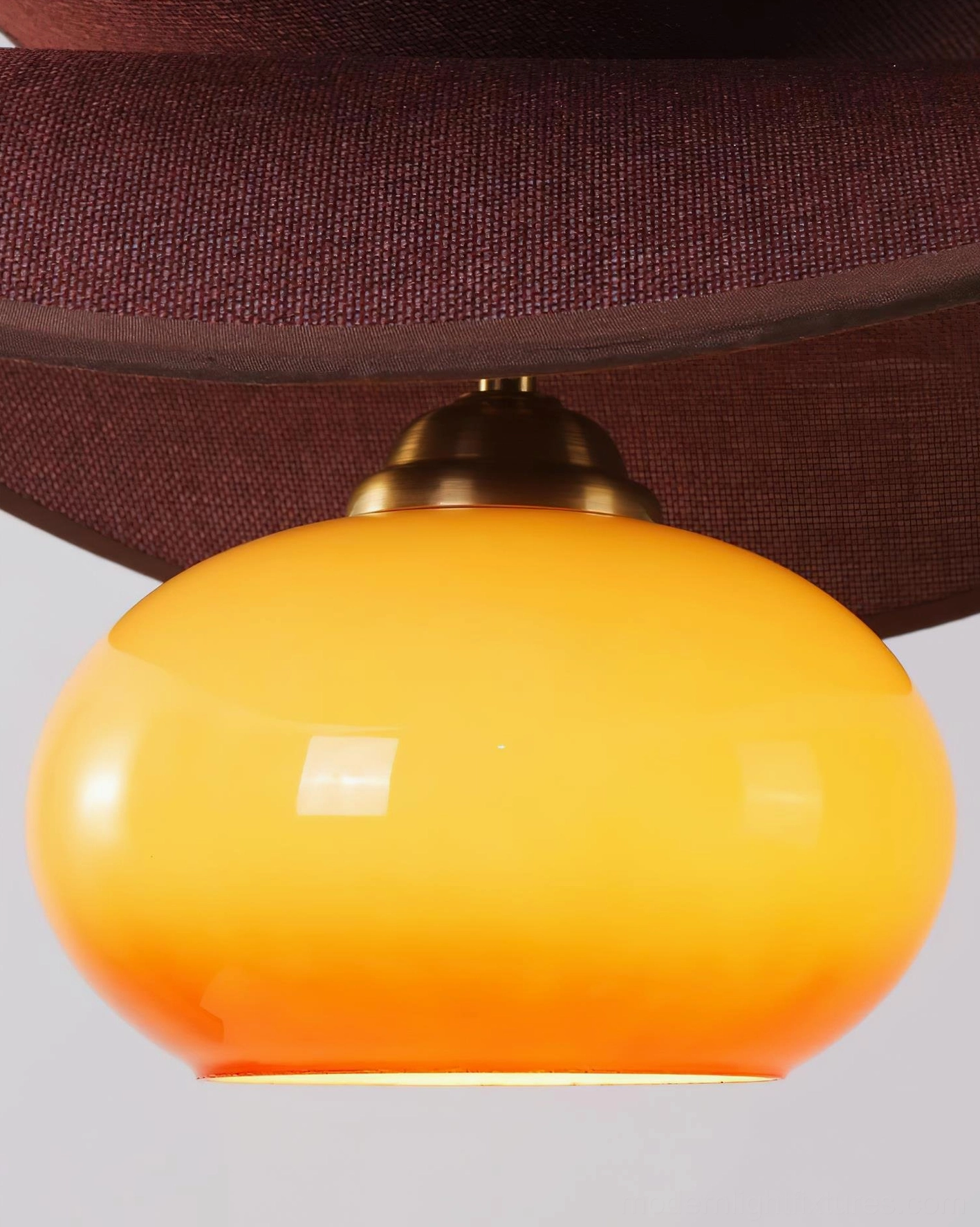 Elaren modern pendant light complete product showcase, sculptural wooden shade, contemporary design