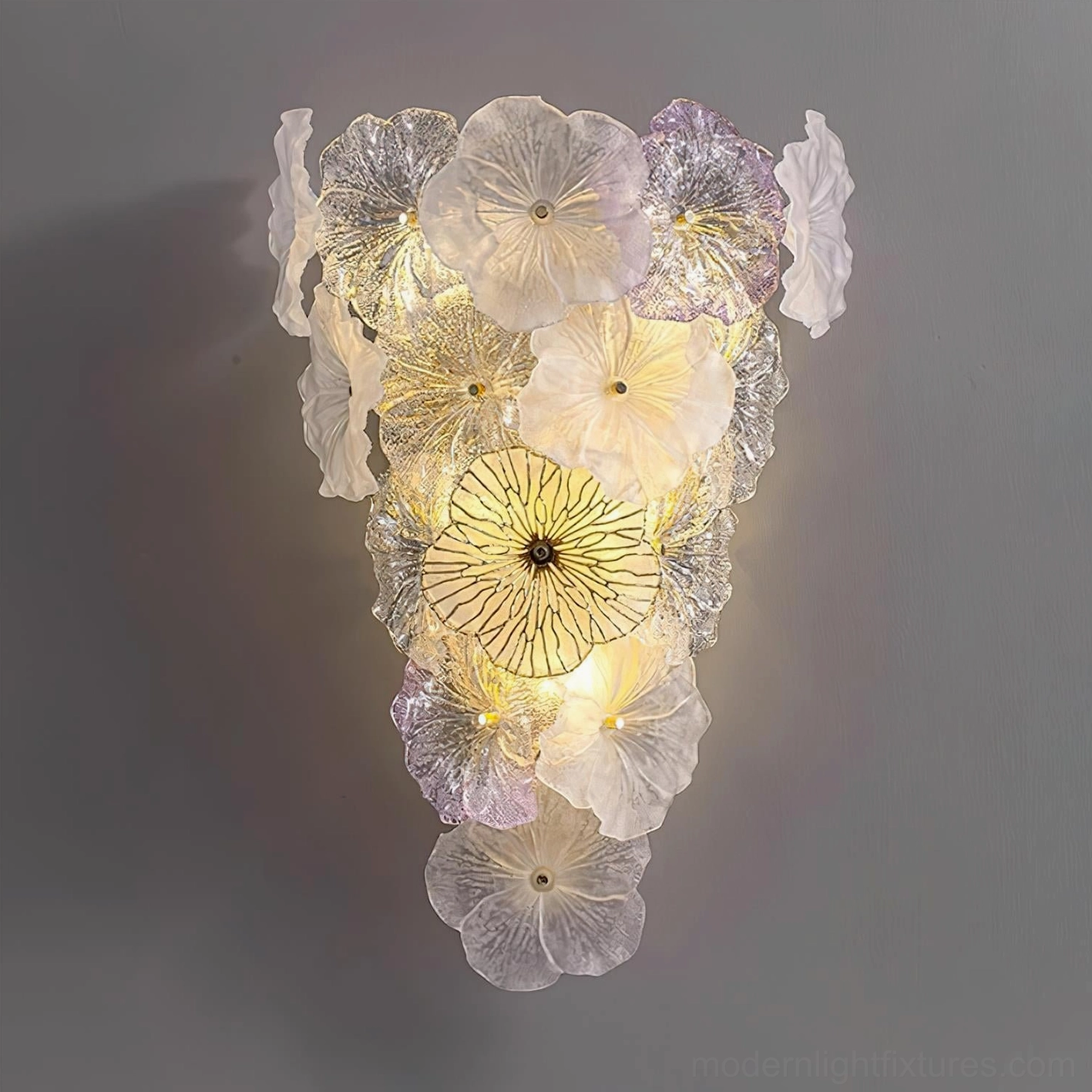 Elaria modern botanical wall lamp dimmable LED compatible G9 socket