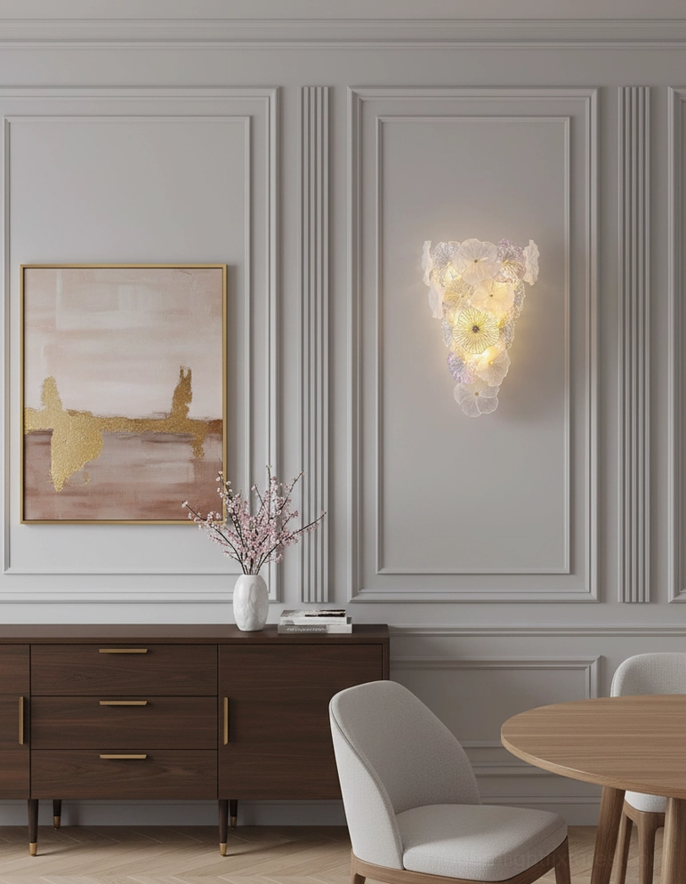 Elaria modern wall sconce dimmable G9 socket hardwired installation