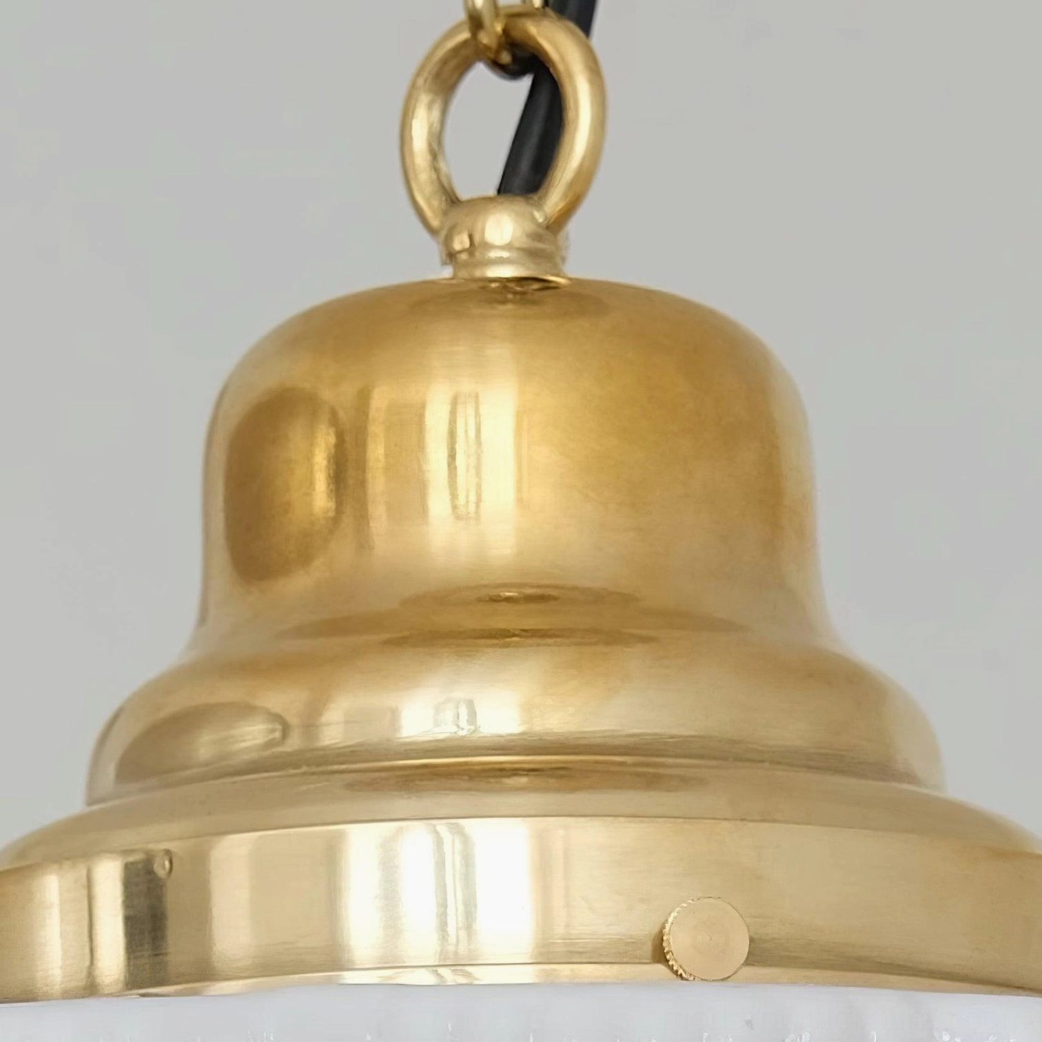 Elena Art Deco Pendant Fixture - Alternate Room Installation - Warm Ambient Glow Demonstration