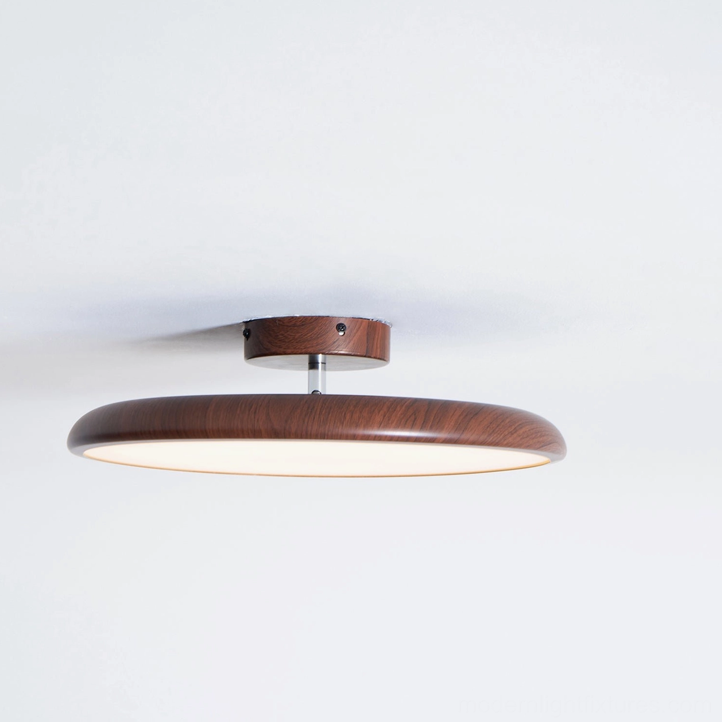 Ellos 40cm compact ceiling light in bedroom space-efficient installation