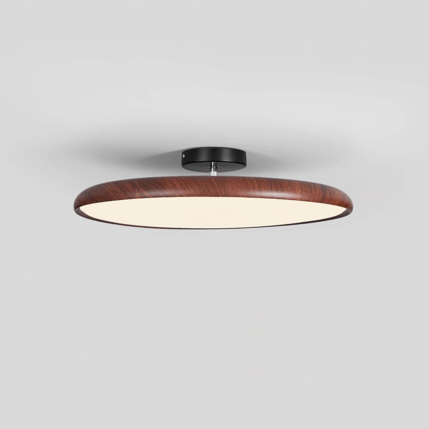 Ellos ceiling light in hallway showing damp-rated construction and compact application