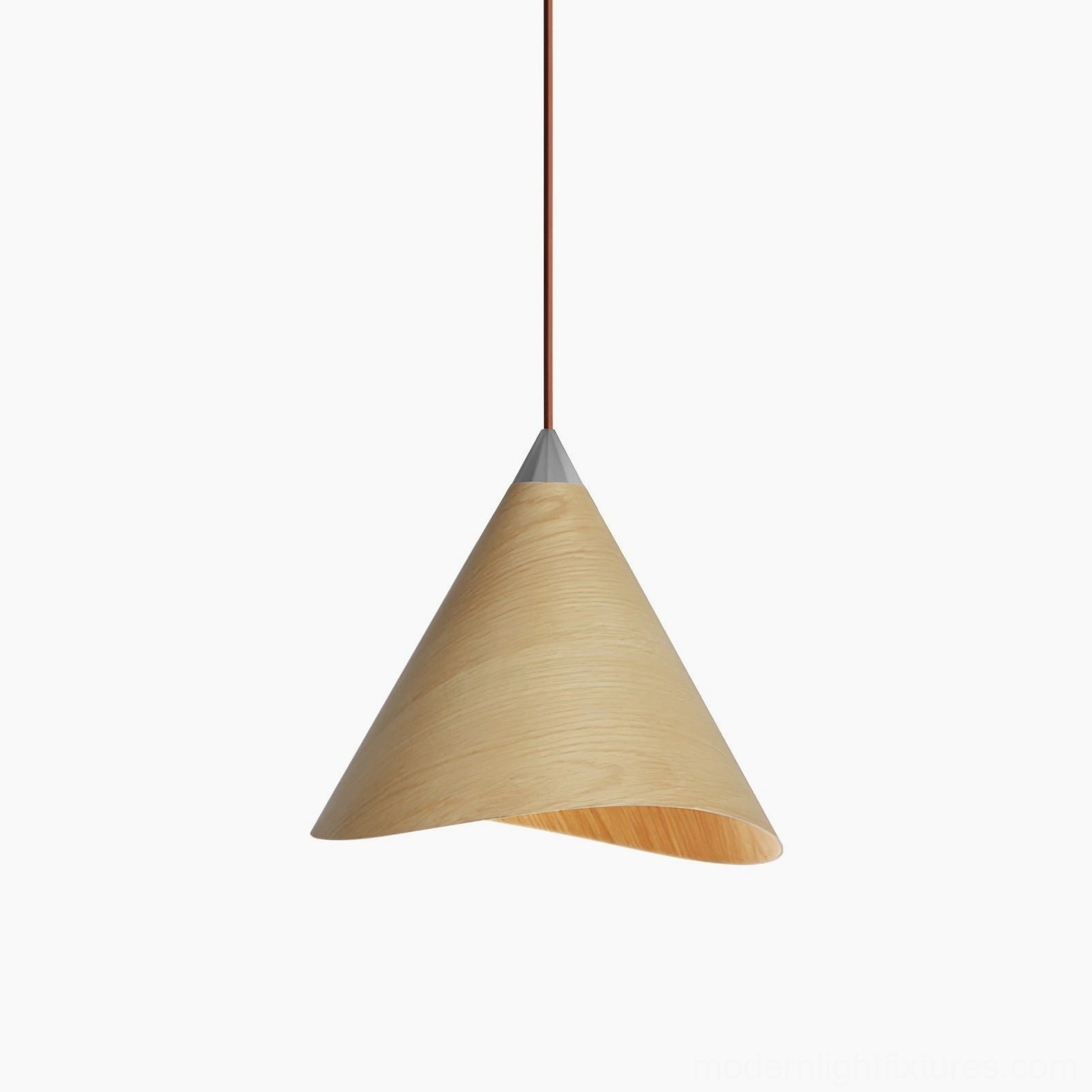 Elmira wooden pendant light hardwired electrical connection detail and ceiling mount specification