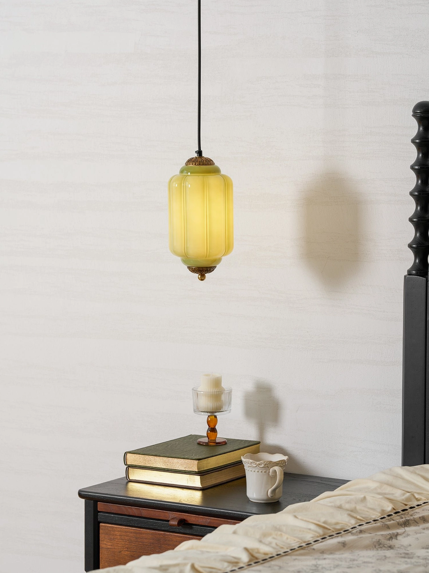 Vintage lantern pendant lamp color variant Eloise fixture