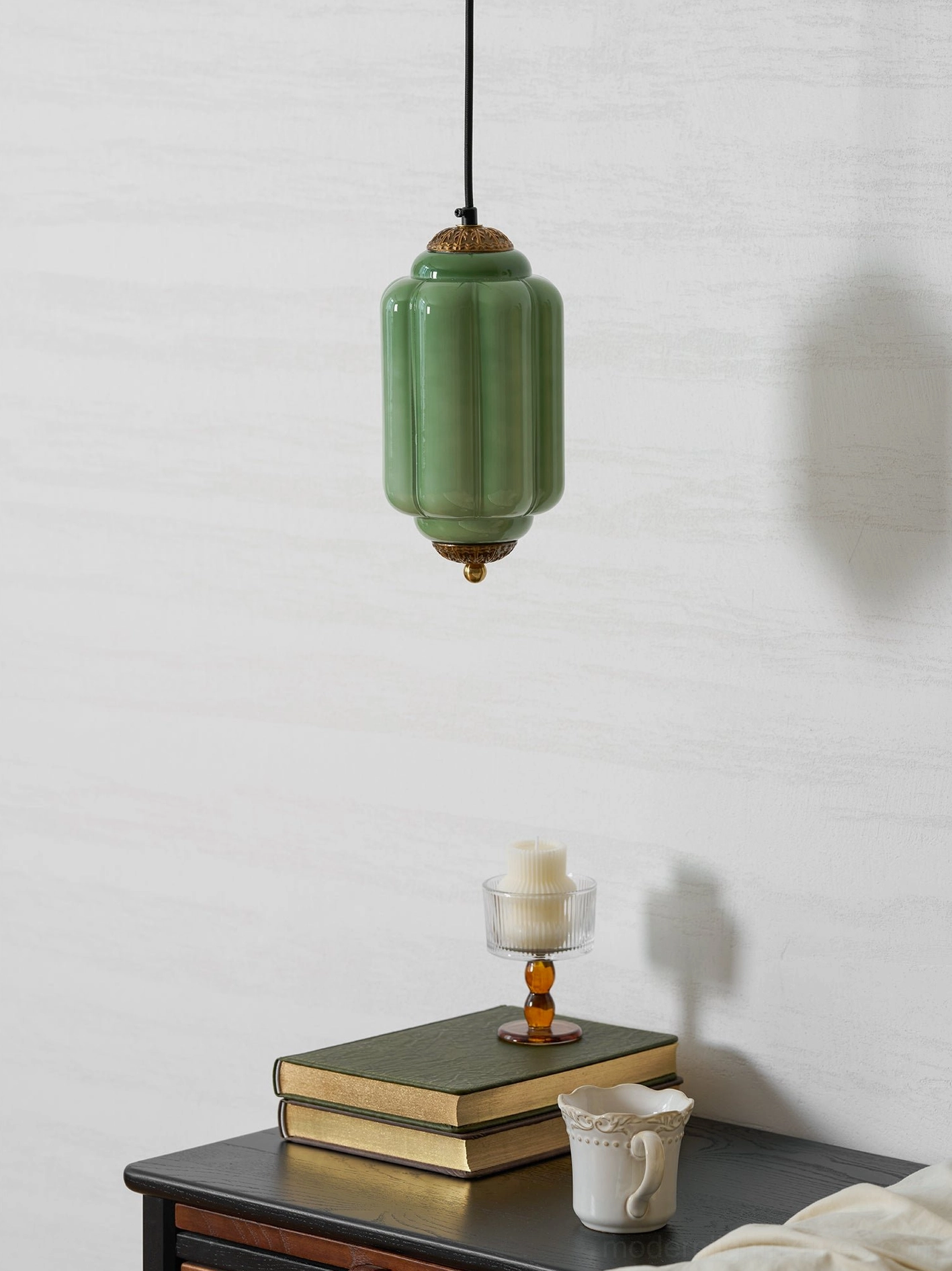 Eloise glass pendant lamp available finish antique brass hardware