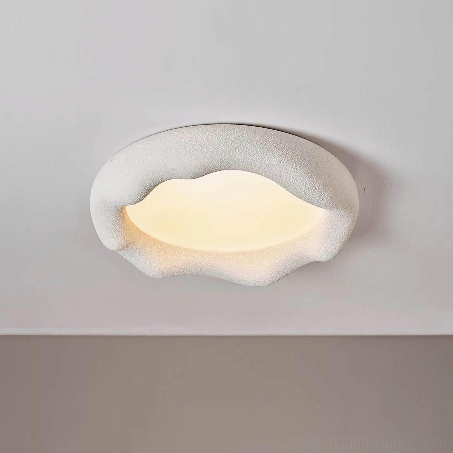 Modern cloud ceiling light hardwired installation flexible ceiling or wall mount