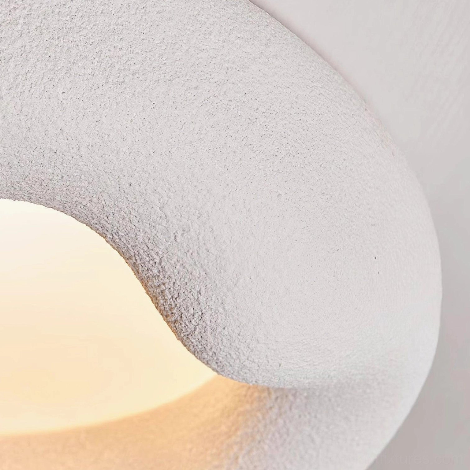 Modern ceiling light cloud shape Japandi design contemporary zen principles