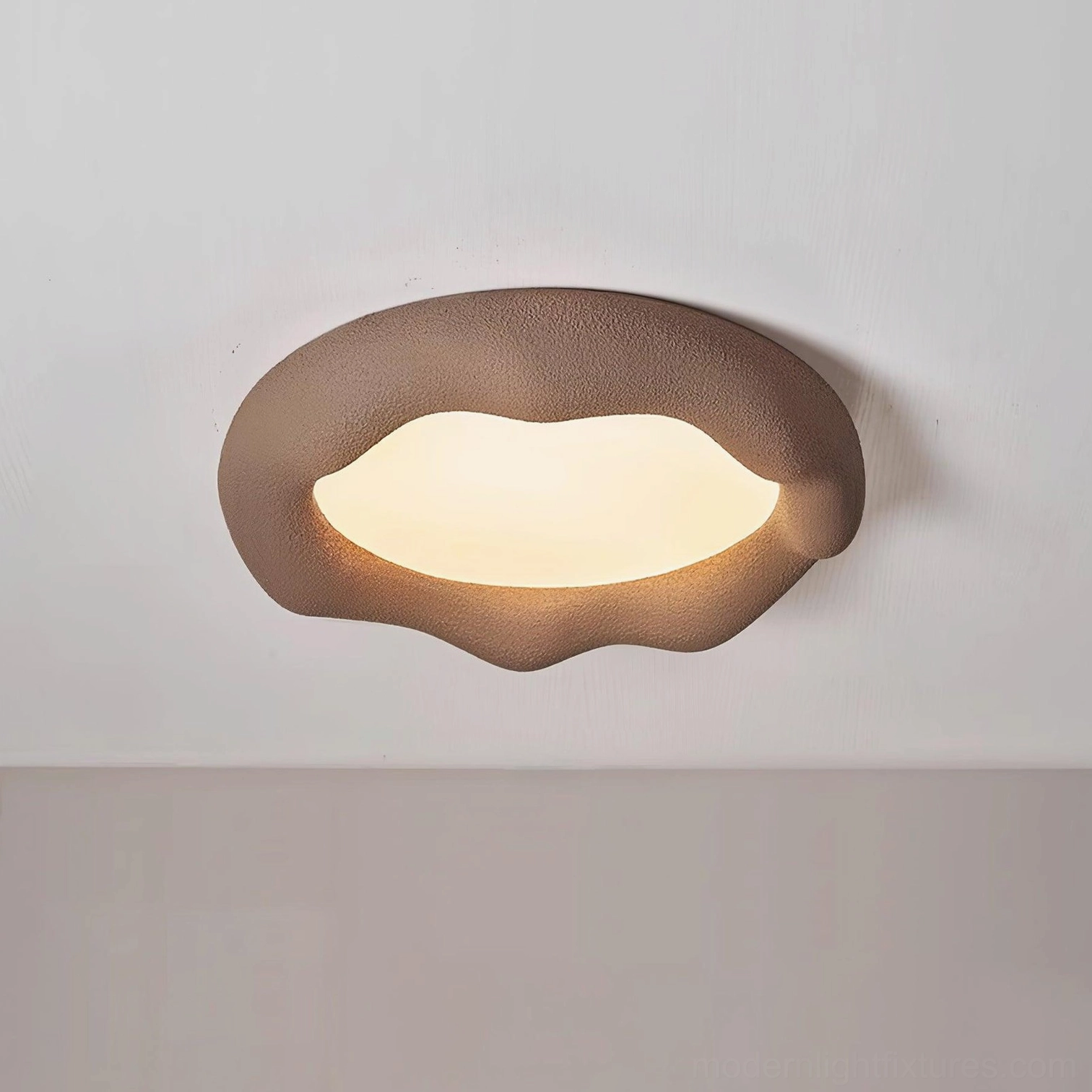 Cloud flush mount ceiling light fixture TRIAC dimming control ambient mood lighting