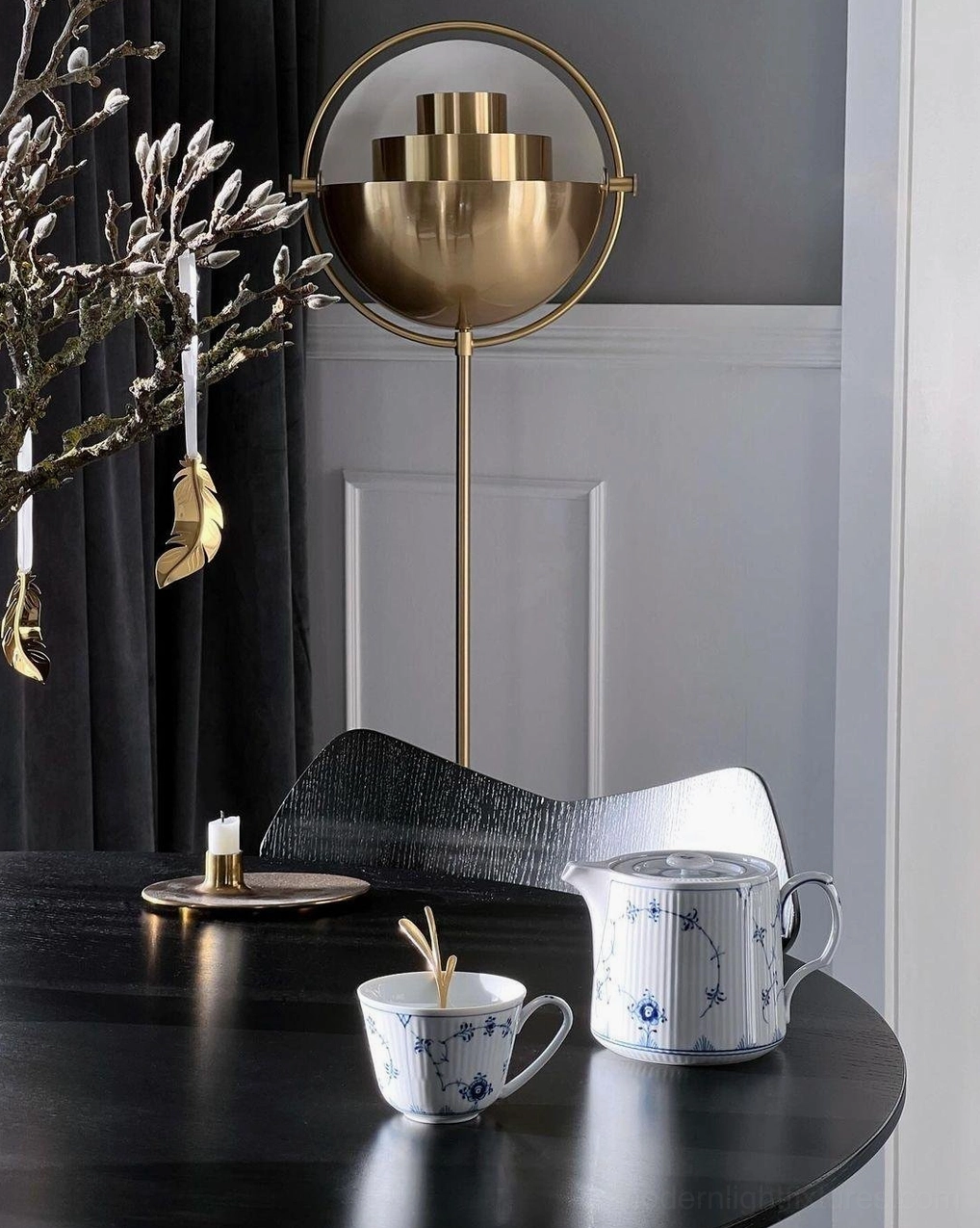 Elvira floor lamp contemporary interior application elegant ambient lighting solution