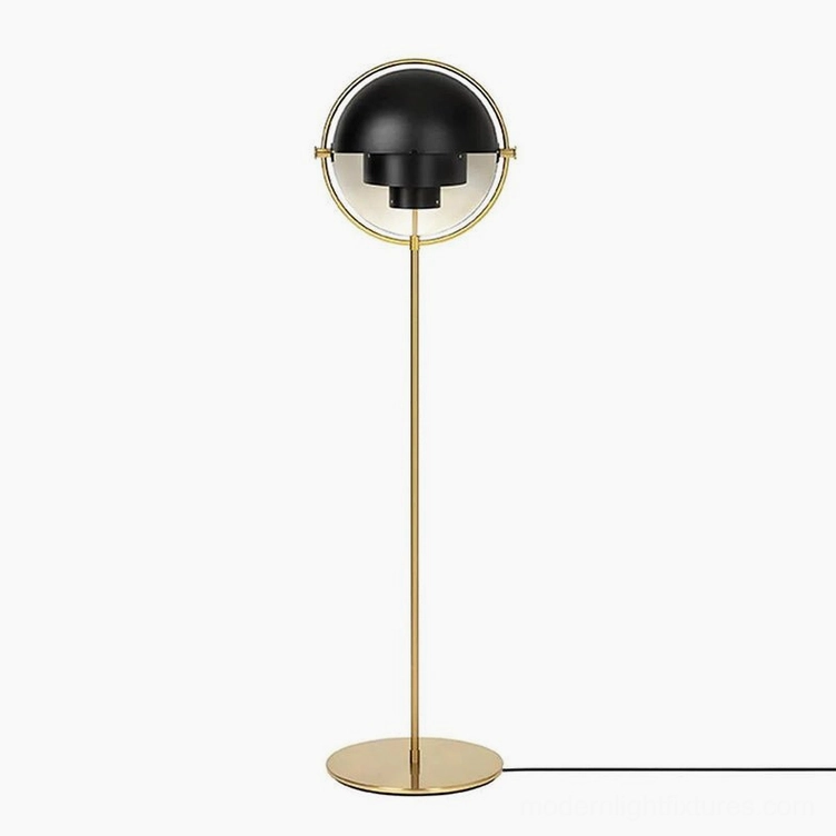 Elvira floor lamp Gold and Black finish combination luxury minimalist lighting design