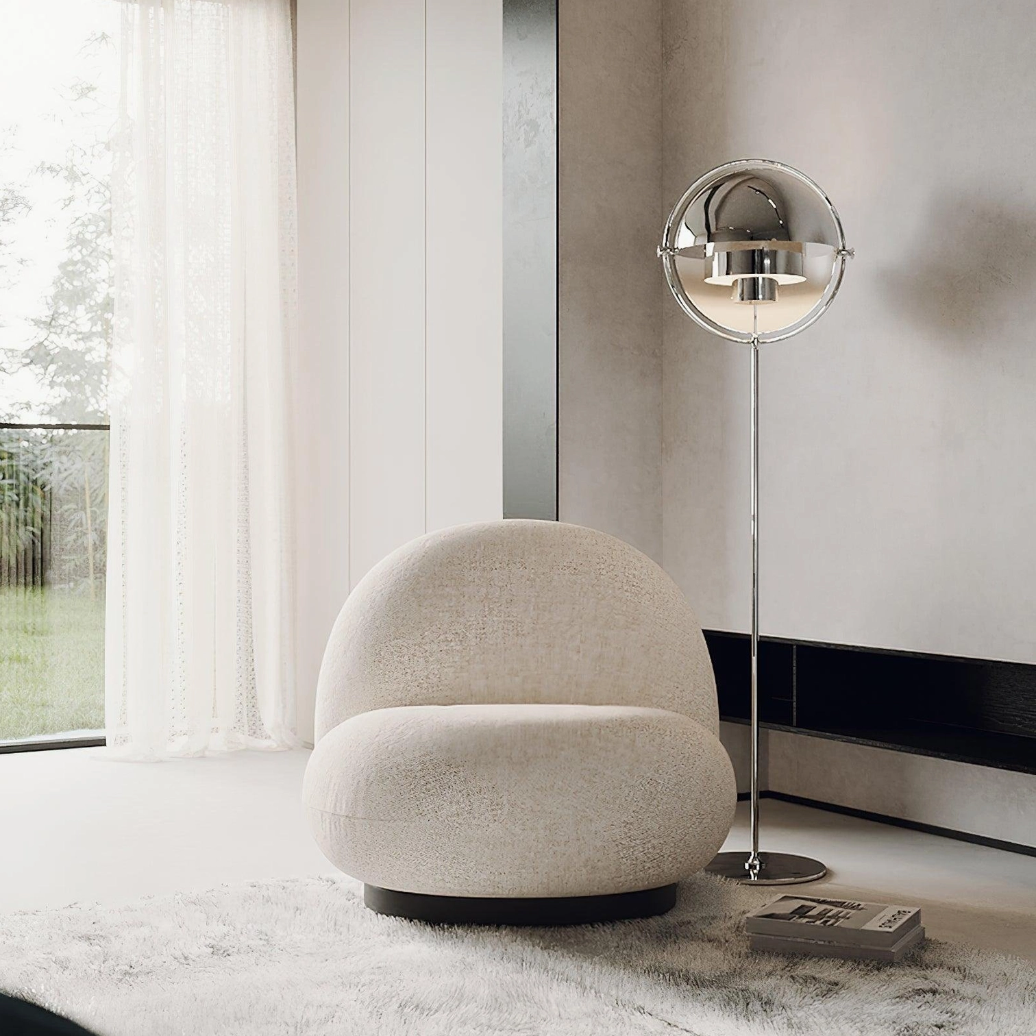 Elvira floor lamp elegant metal construction showcasing luxury minimalist lighting design