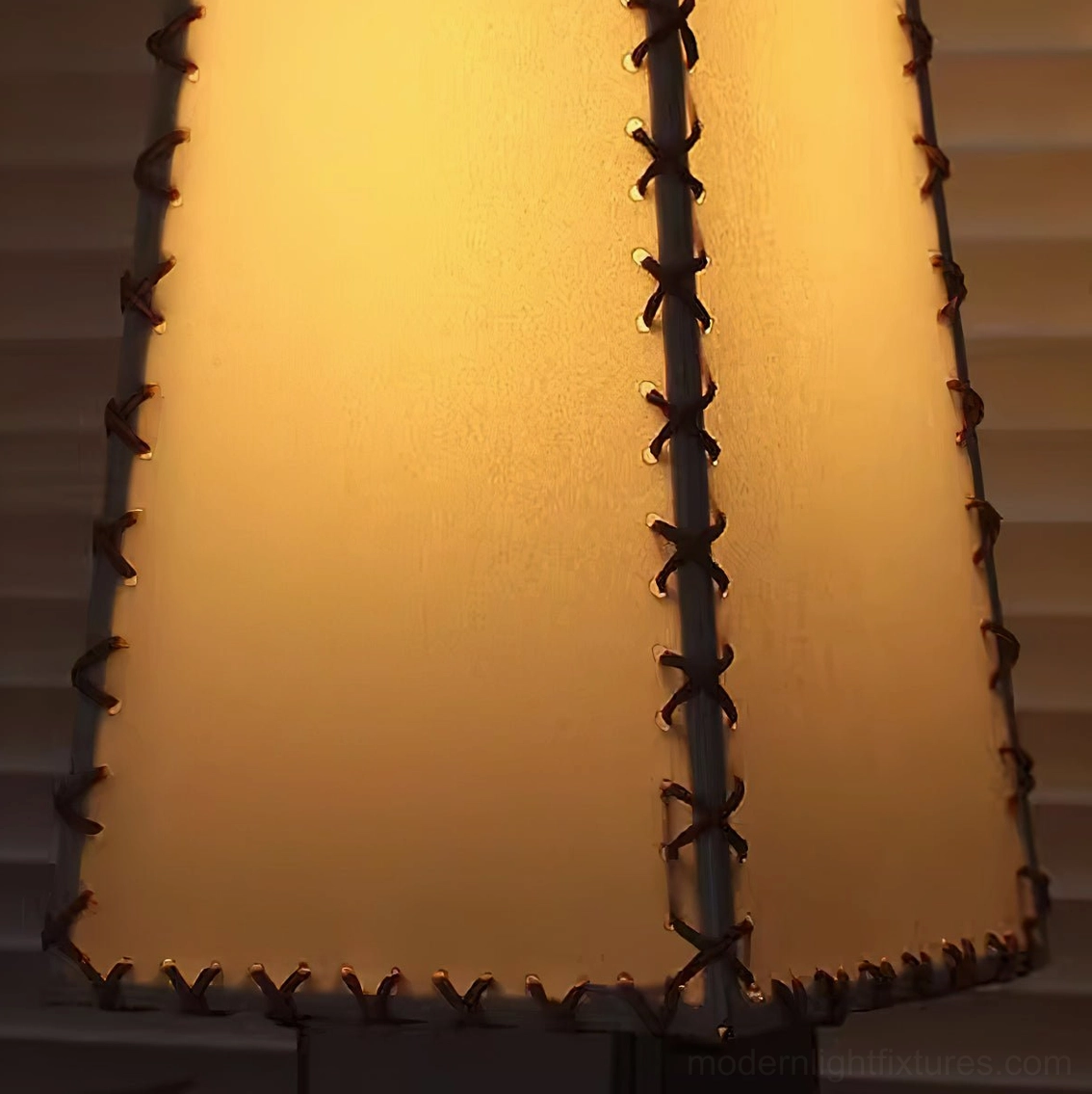 Estela handcrafted table lamp in walnut grey or white color options for modern interior design